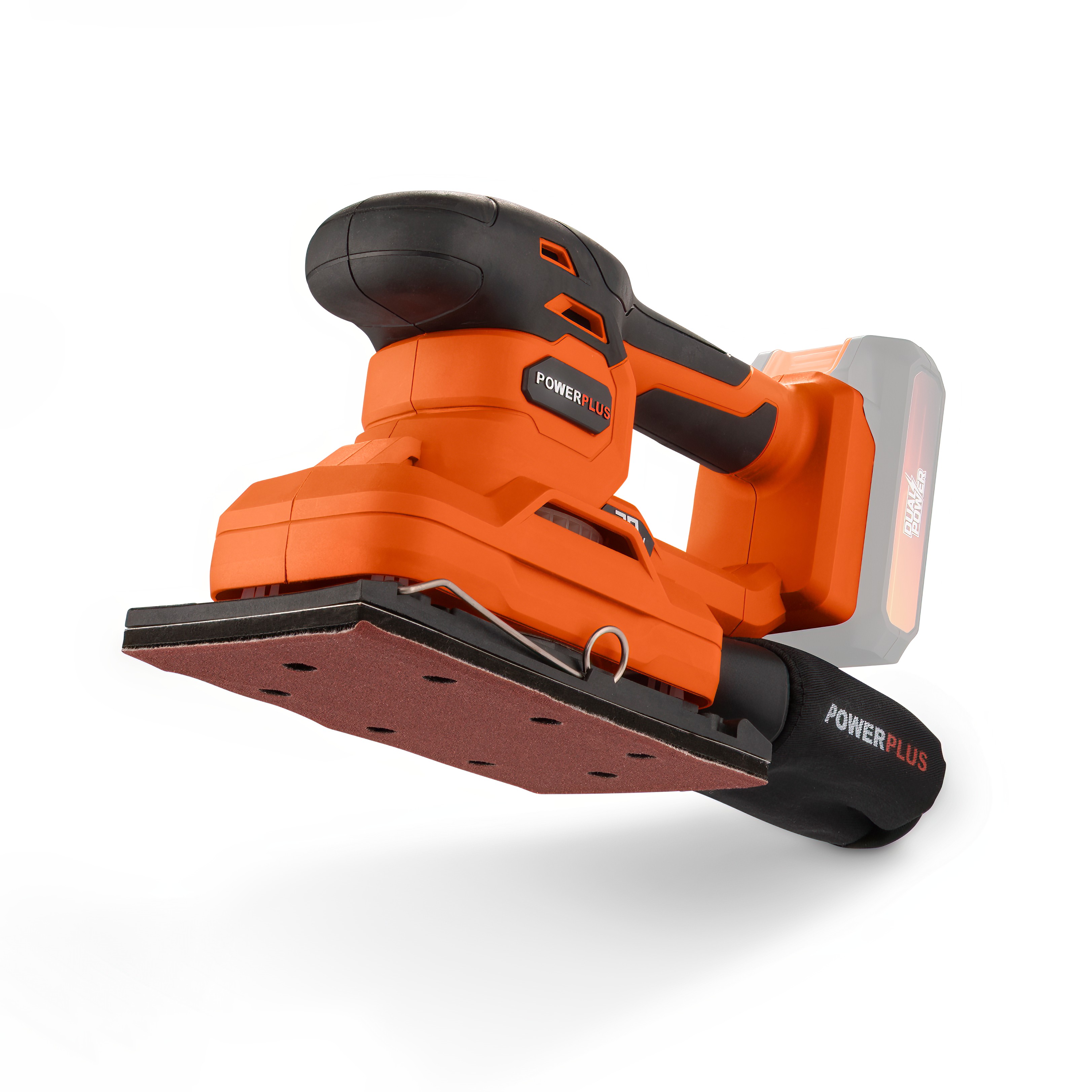 Powerplus Machine Powerplus Dual Power POWDP50300 Vlakschuurmachine 20V - Excl Accu