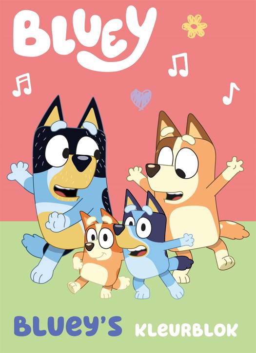 Kleurblok Bluey