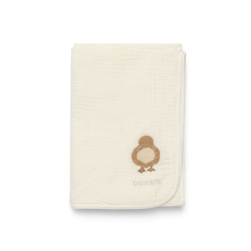 Donsje Tetra Deken XL Ploekie Duckling Warm White 115x115 cm