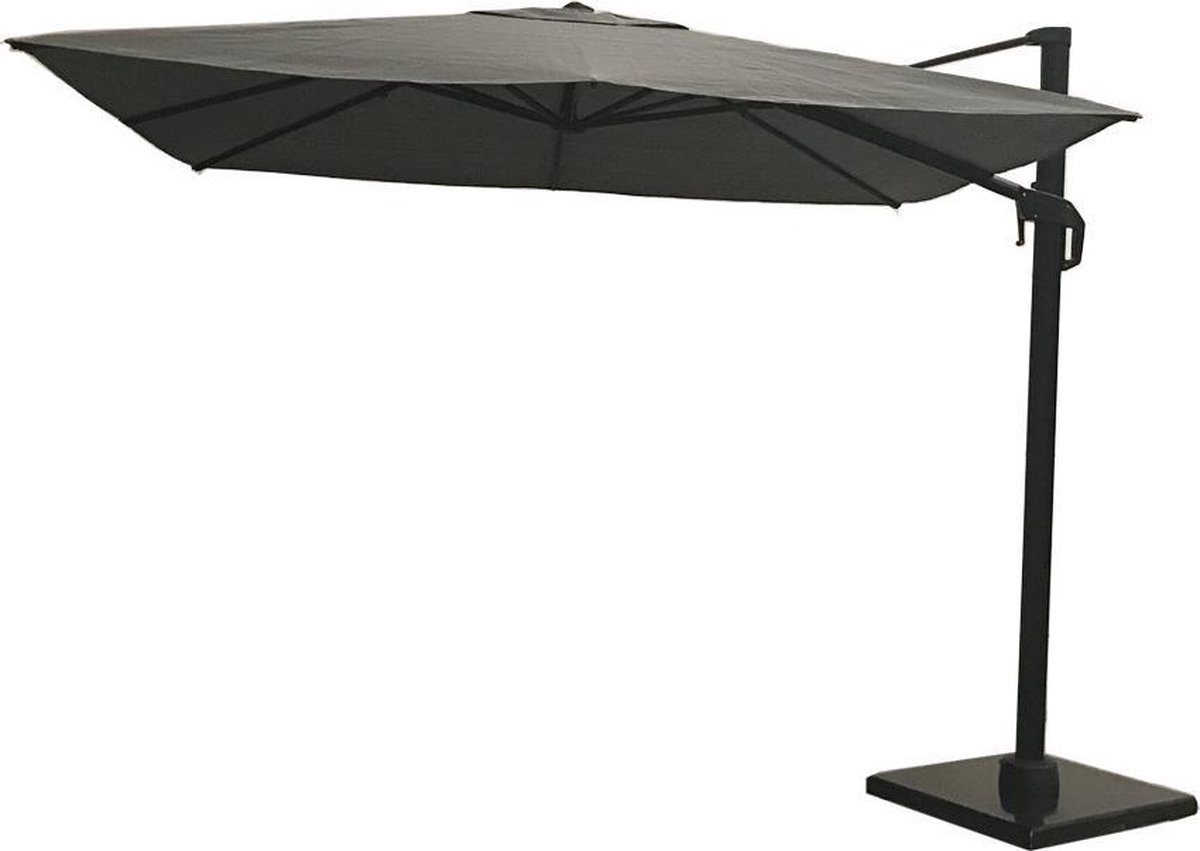 Nesling Hangparasol Coolfit 3x3 m Grijs - exclusief parasolvoet