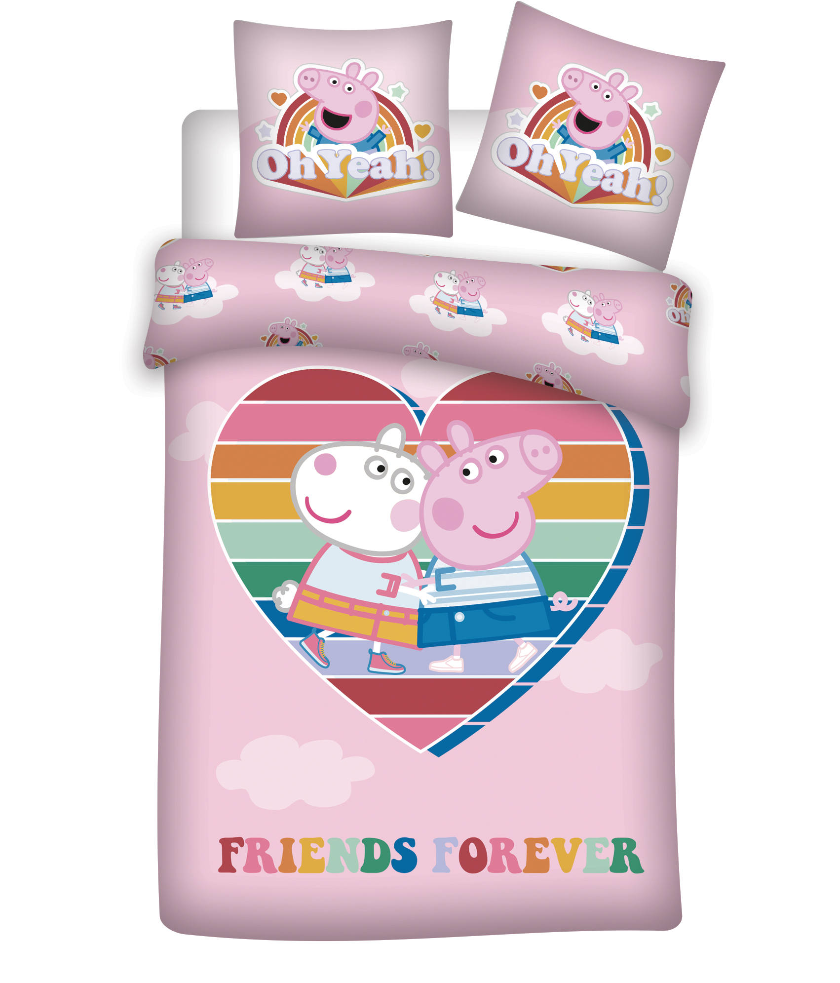 Peppa Pig Dekbedovertrekset 140x200 cm Microvezel