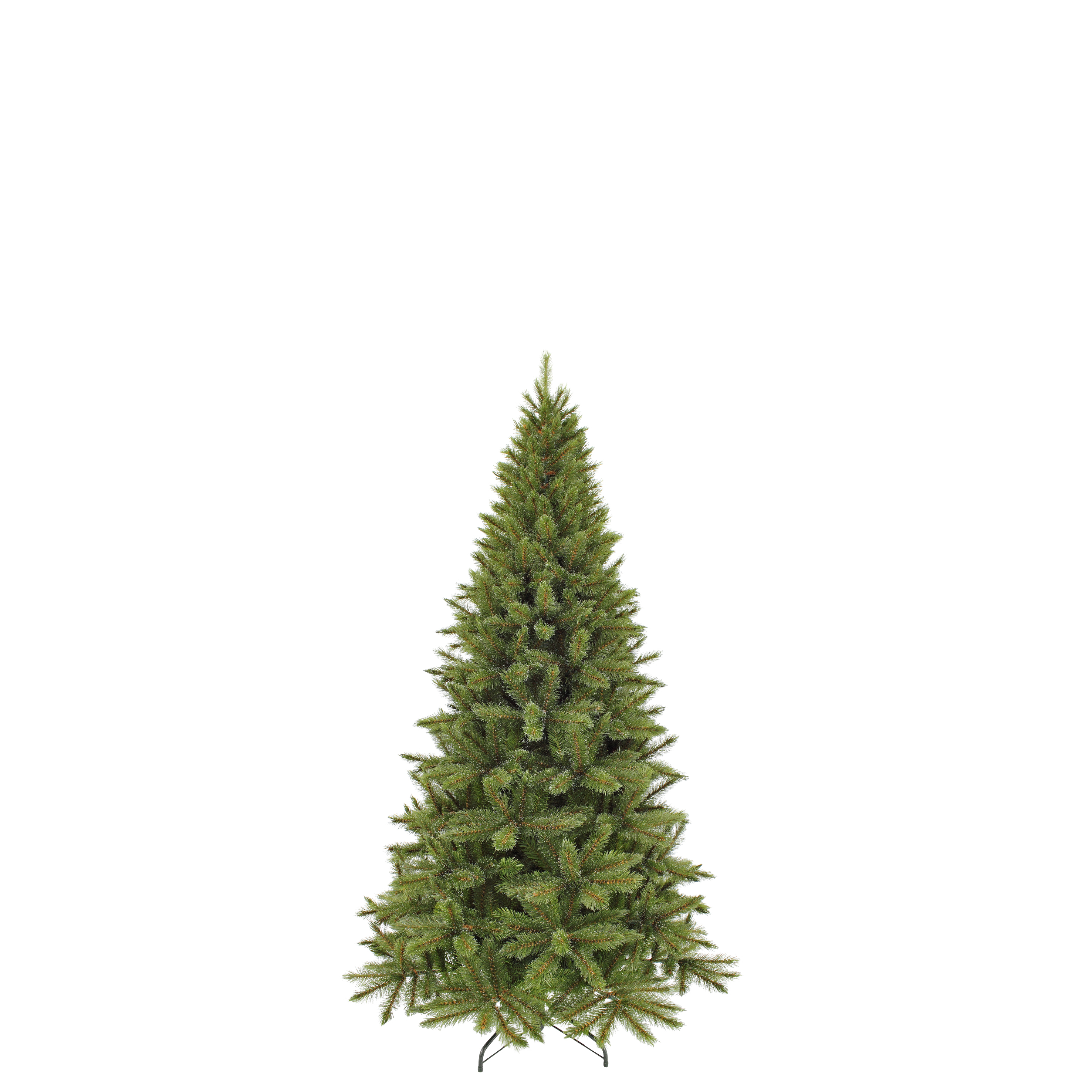 Kerstboom Forest Slim Green Frosted 120x69 cm - 274 Tips - PE/PVC