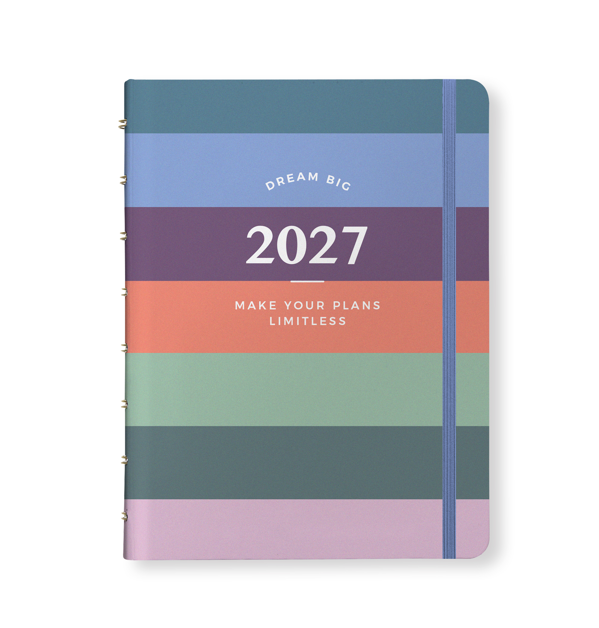 Filofax Life Planner 2027 Colours Stripes Soft A5 1week/2pag