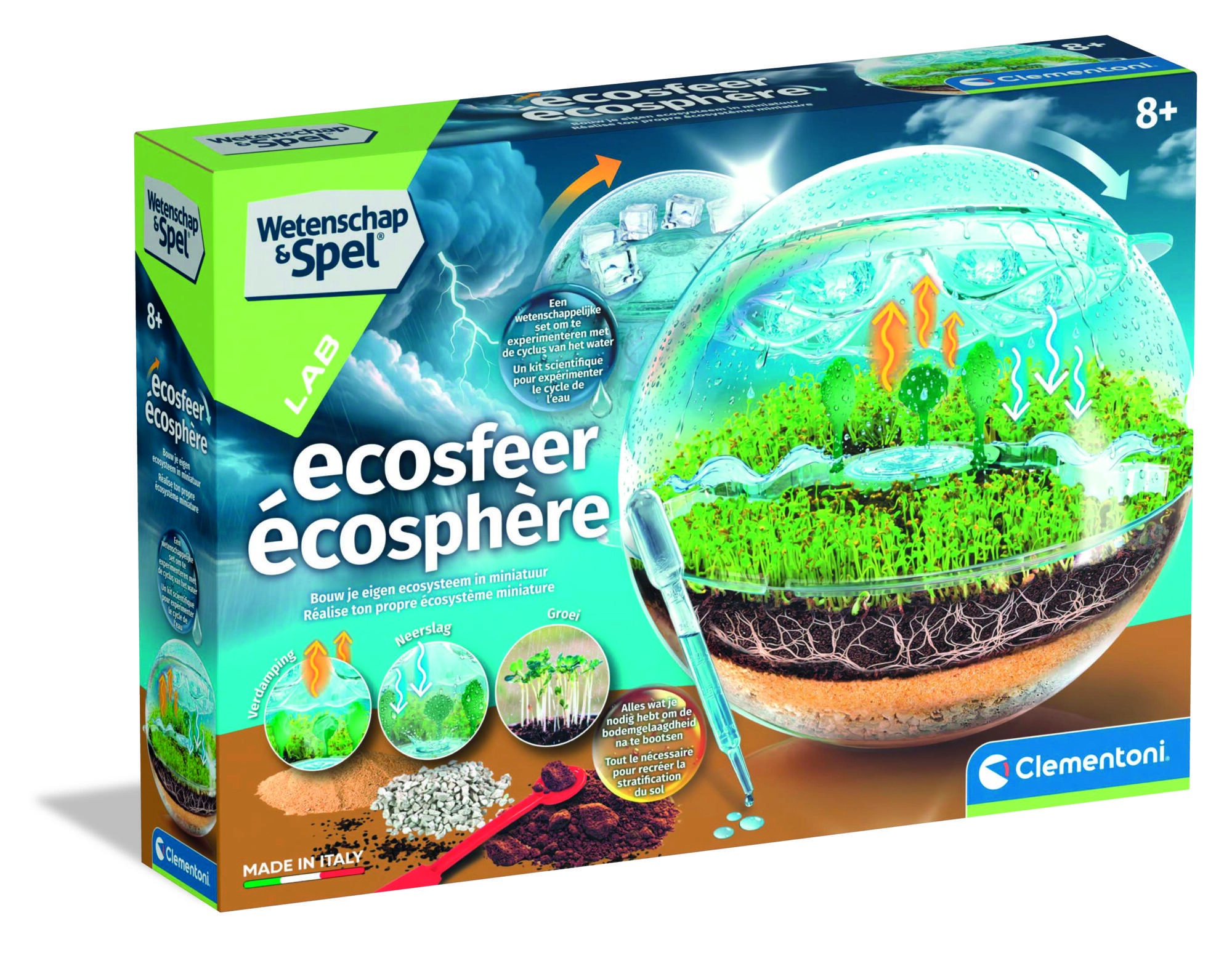 Clementoni Wetenschap en Spel - Ecosphere Terrarium - ecosysteem bouwen