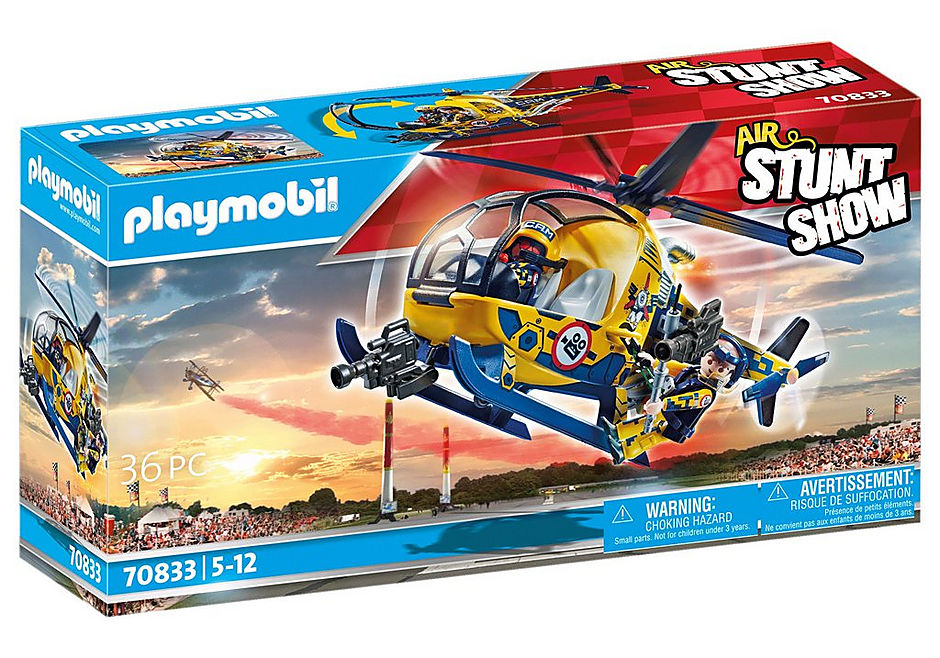 Playmobil Stunt Show 70833 Air Stuntshow filmploeghelikopter