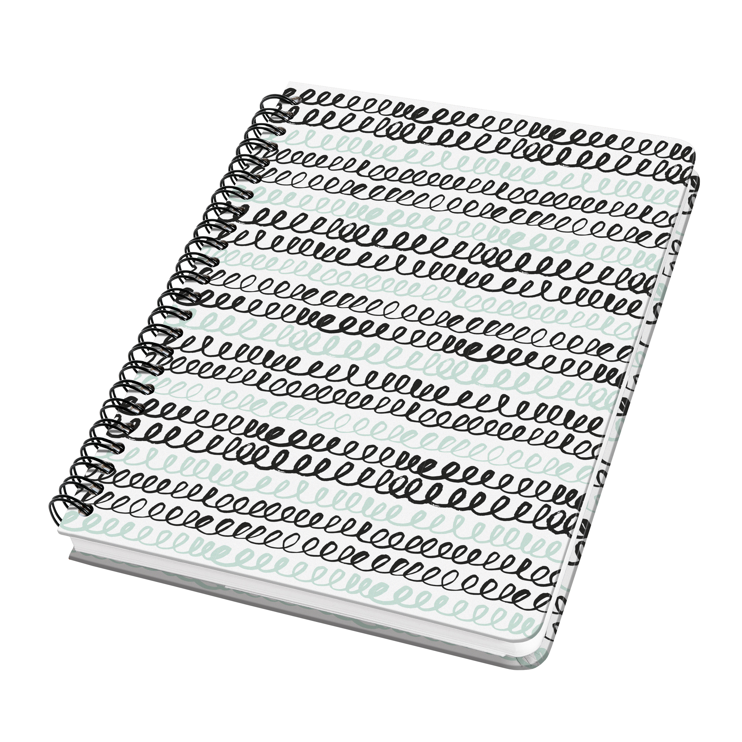 Sigel Notitieboek Jolie Inspire A5 Curly Mint - Spiraal - Punt-Gelijnd