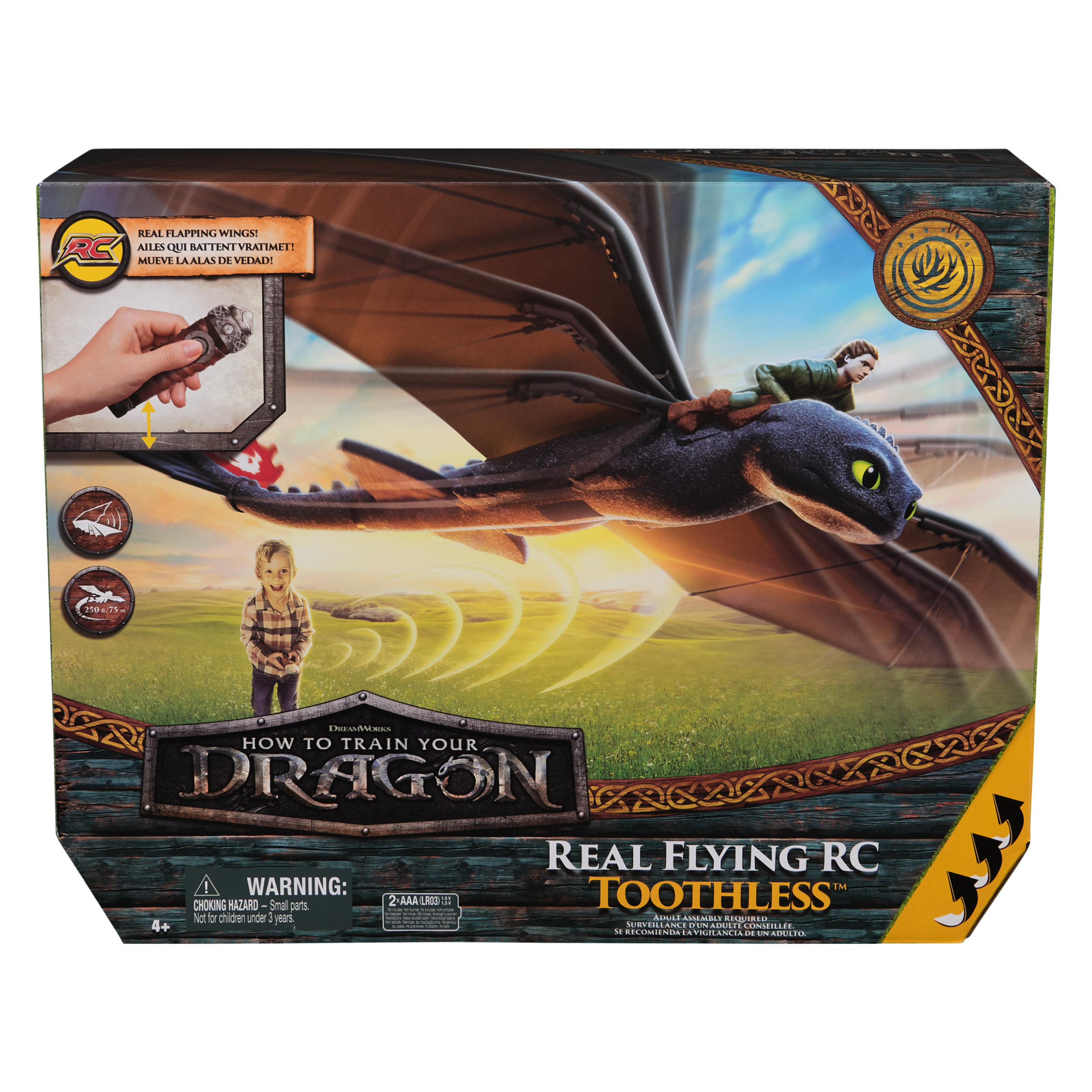 How To Train Your Dragon - Echt Vliegende draak Toothless met afstandsbediening, USB laden