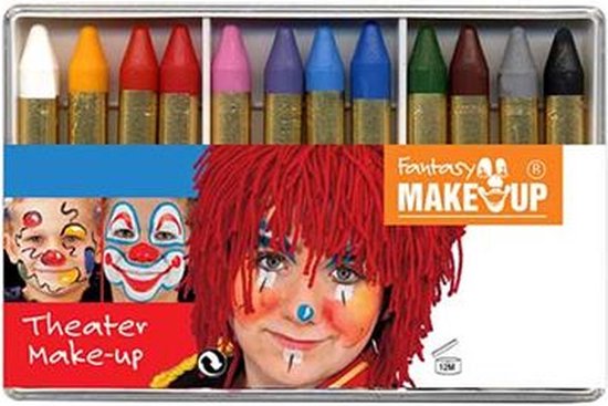 Schmink Basic Stiften 6 Cm, per 12 Stuks In Doosje