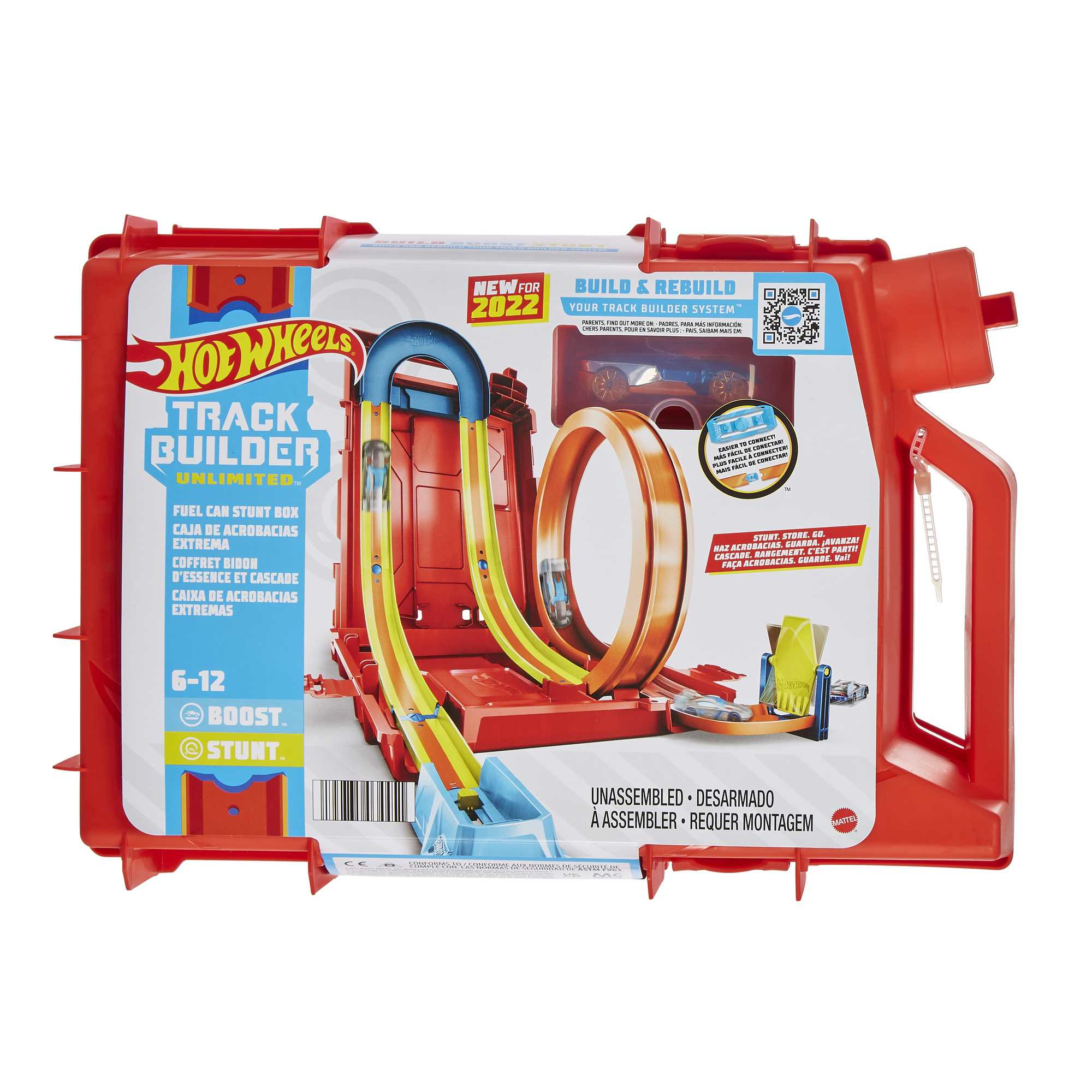 Hot Wheels Track Builder, Unlimited Fuel Can Stunt, Rode tank