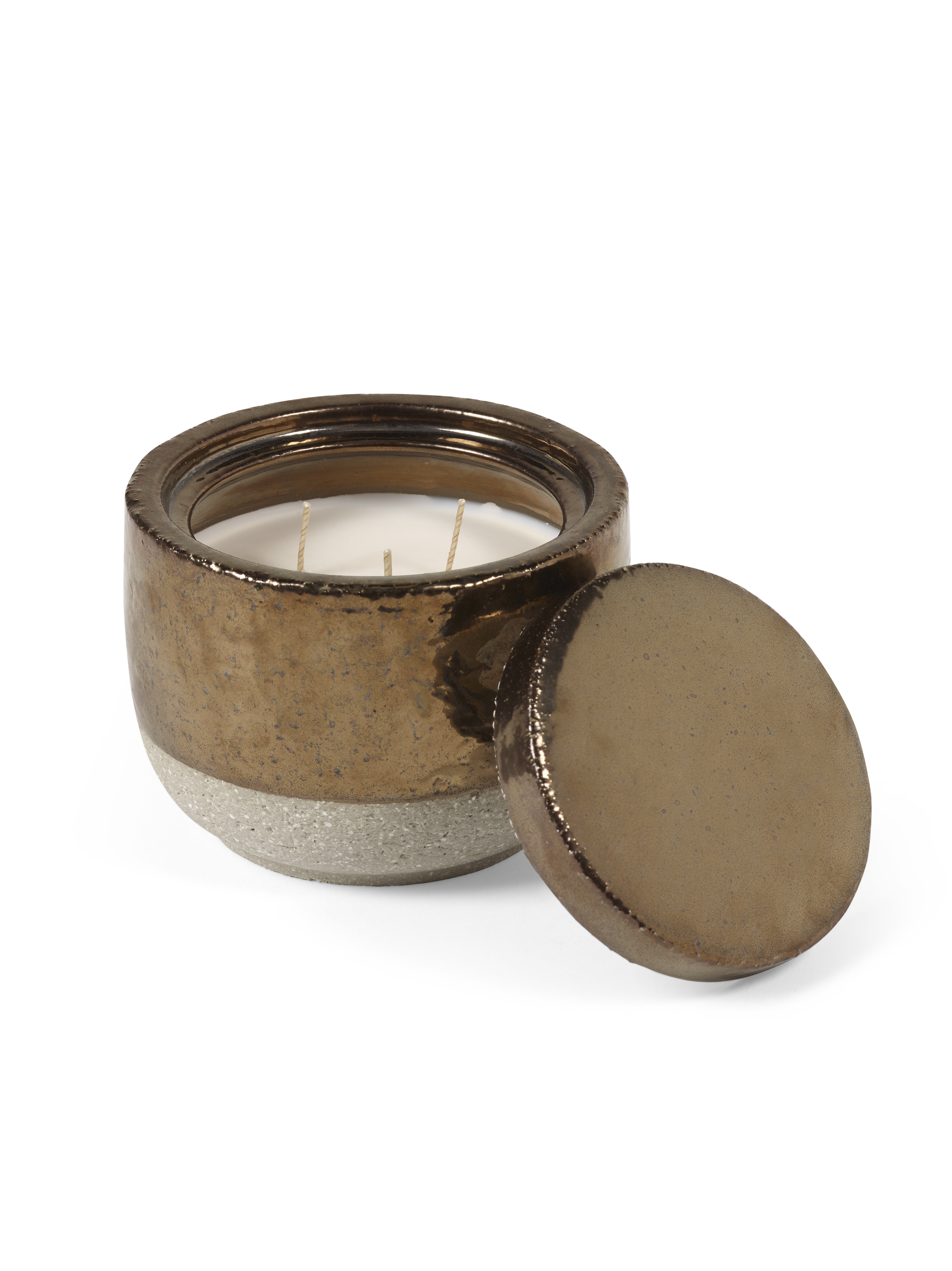 Serax Geurkaars Santal Gold Charred M - 12x9 cm - by Piet Boon