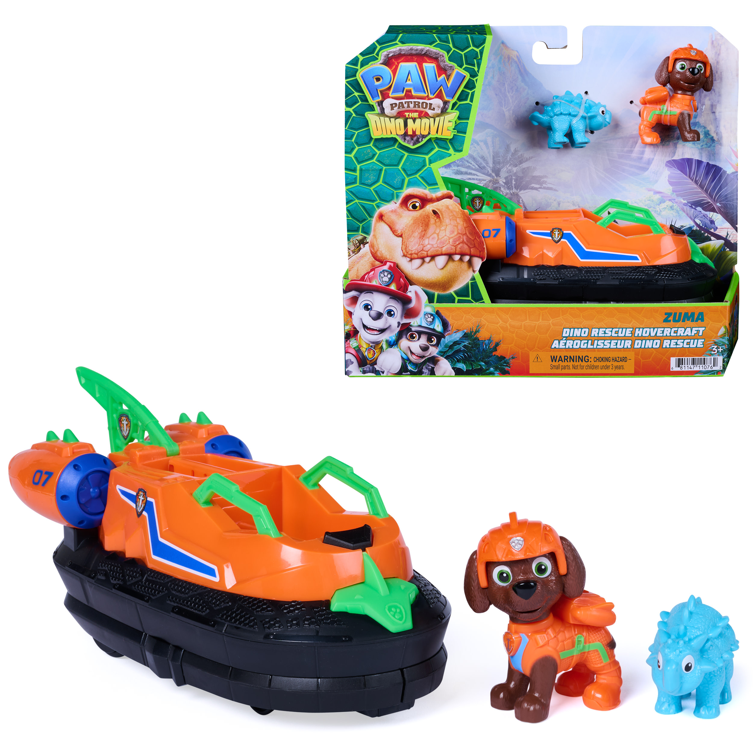 Paw Patrol - Dino Movie - Voertuig met Zuma