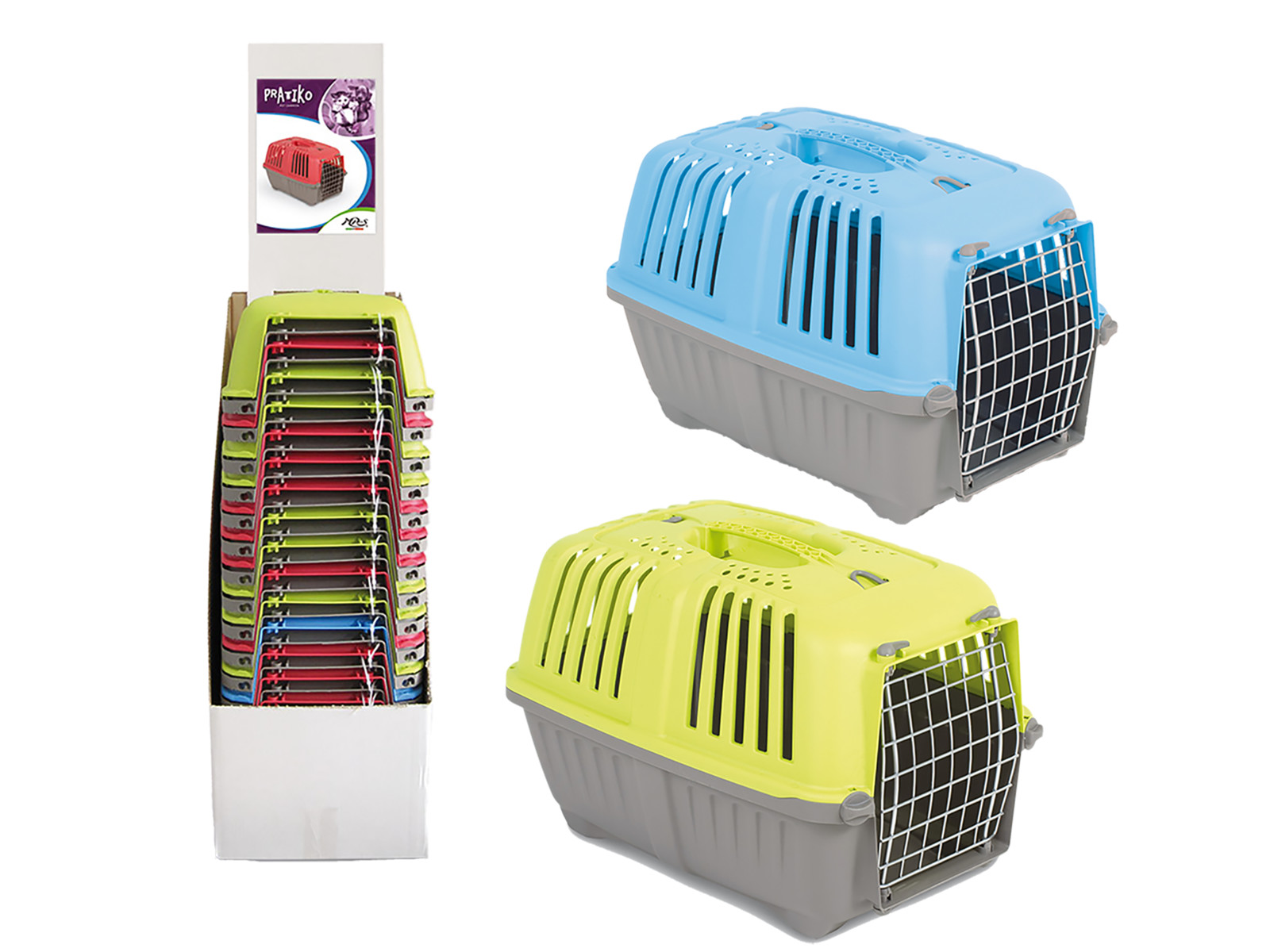Vadigran Transportkooi Hond of Kat 3 kleuren ass. 48x31,5x33 cm