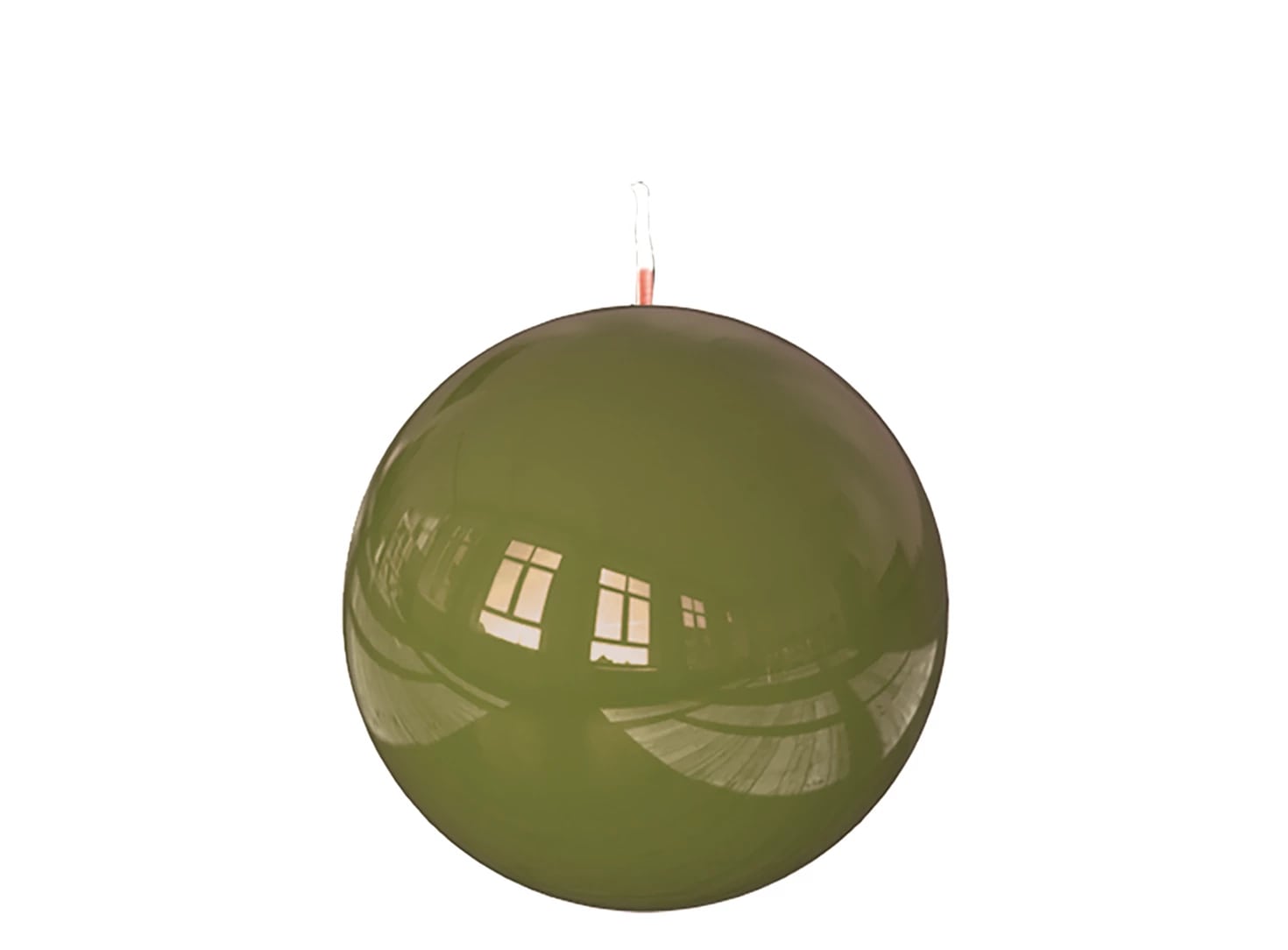 Engels Kerzen Bolkaars Klassik 10cm Olive - Gelakt