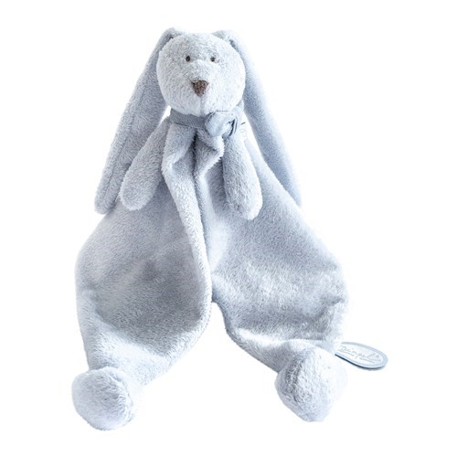 Dimpel Doudou Flor Konijn Light Blue 32 cm