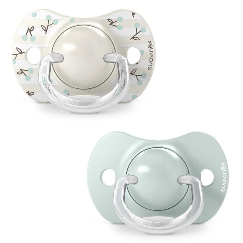 Suavinex Fopspeen SX Pro Birdies Silicone Symmetrisch Groen 0-6 maand - 2 stuks