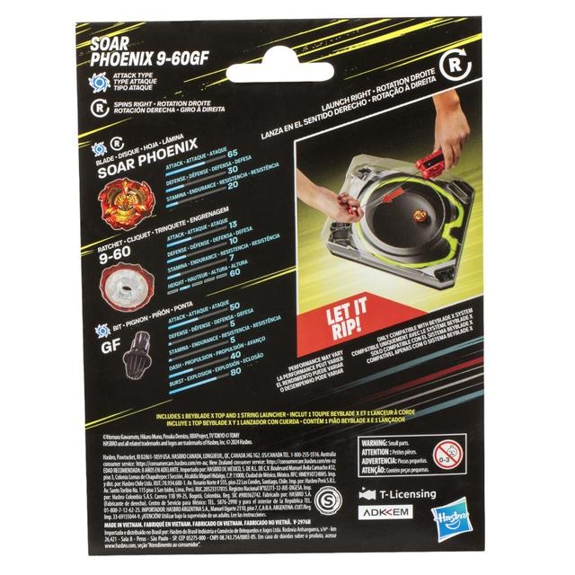 Beyblade BBX Deluxe String Launcher set, Soar Phoenix 9-60GF