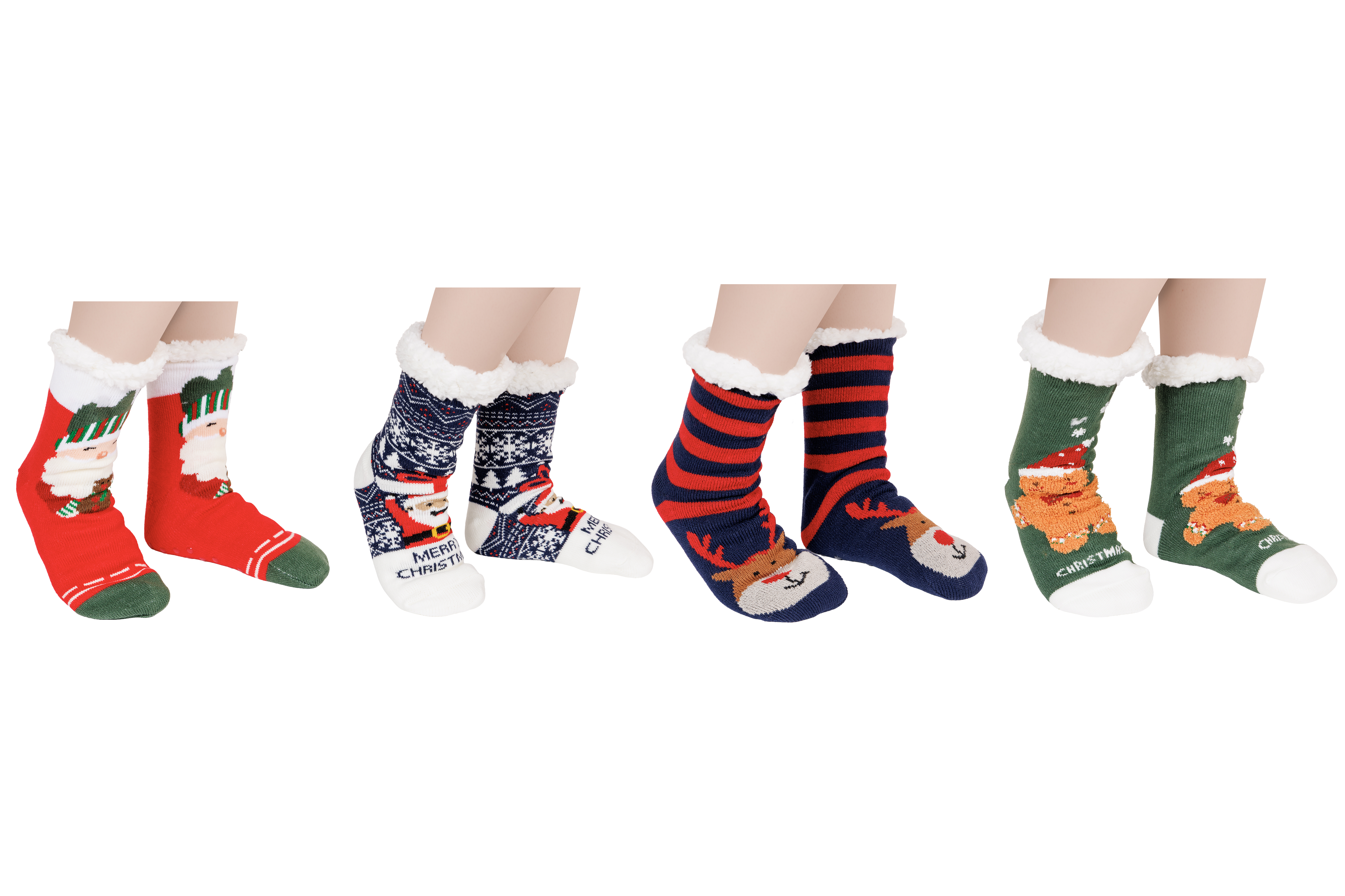 Cosy@Home Kerstsokken - assorti - prijs per paar
