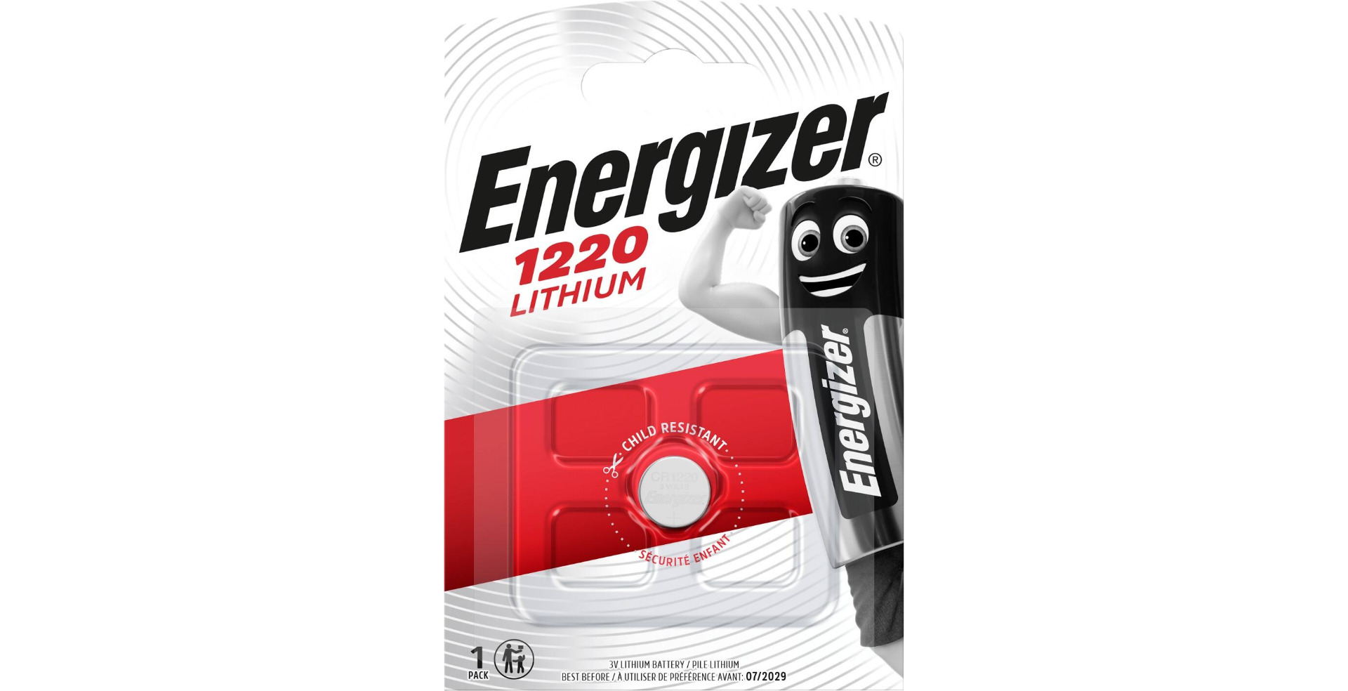 Energizer Knoopcelbatterij Liithium  - CR1220