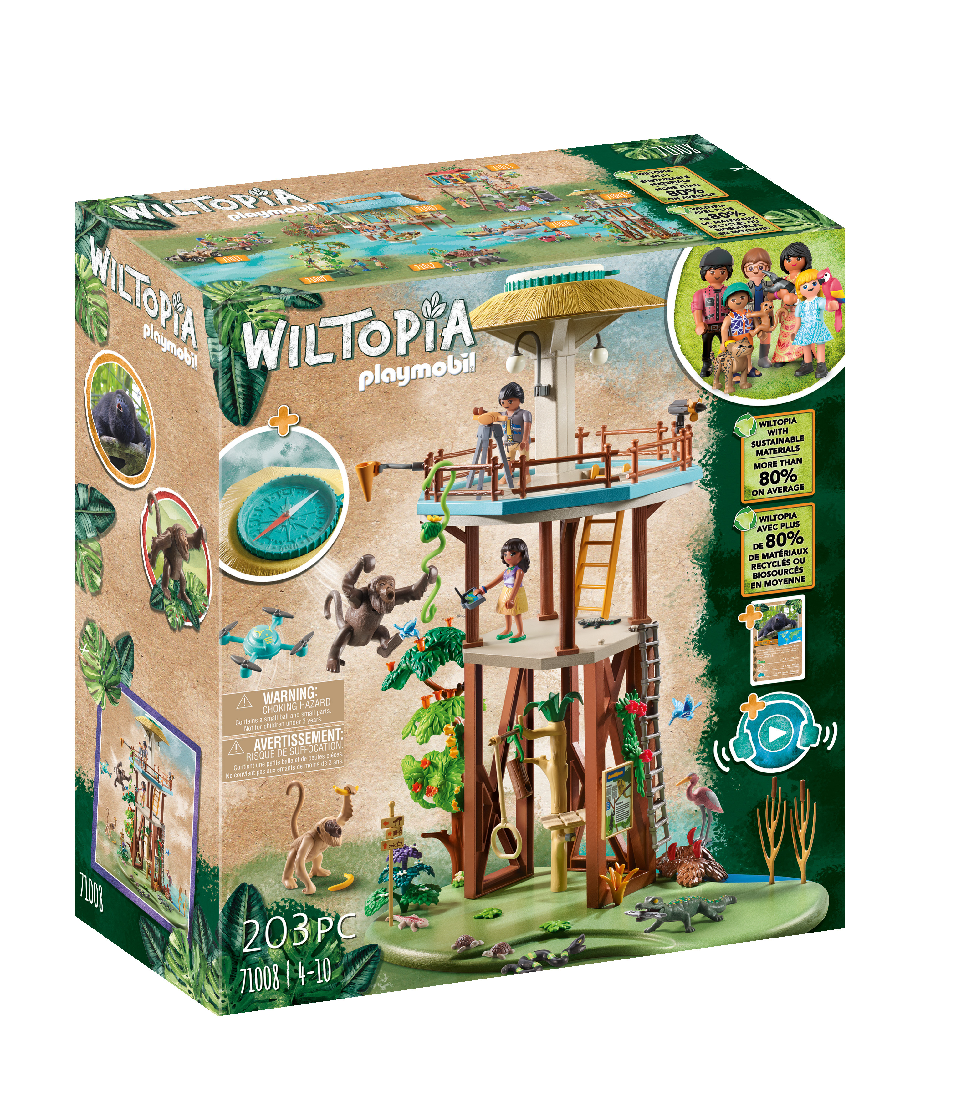 Playmobil Wiltopia 71008 Onderzoeksstation met kompas