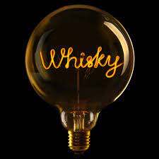 MITB Gloeilamp Whisky G125 - E27 - 2W - Geel - Staand