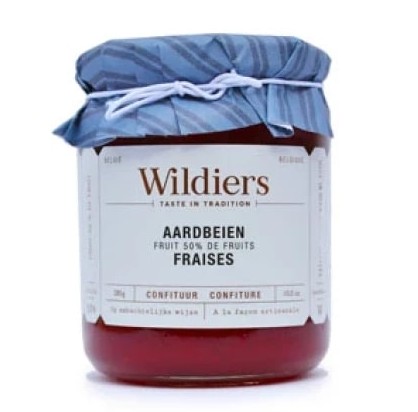 Wildiers Confituur Aardbeien 50% Fruit 285g