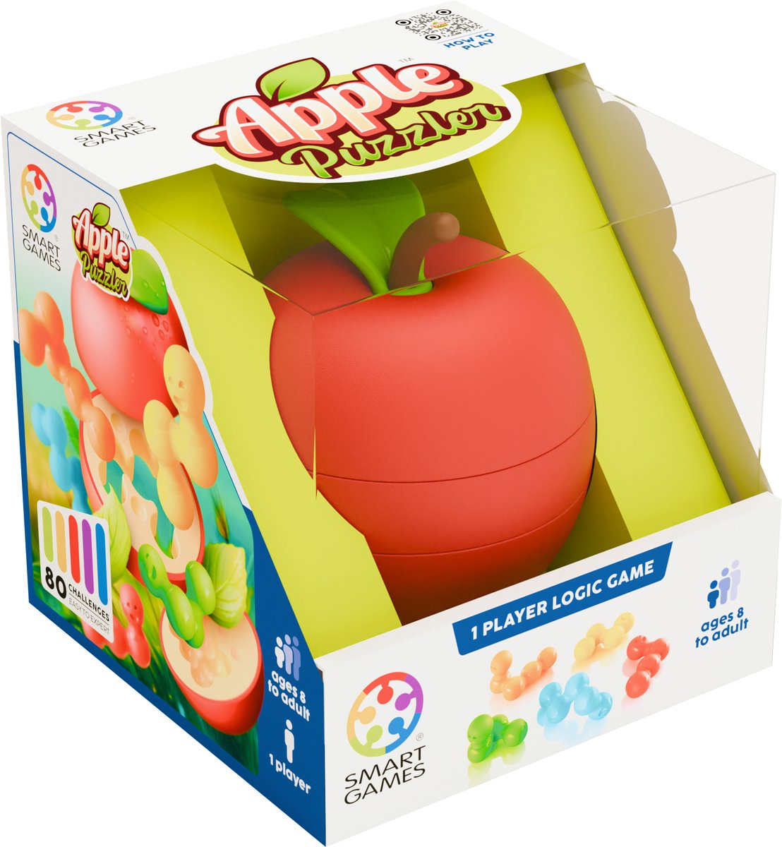 Smart Games Apple Puzzler Go, 80 opdrachten, appel