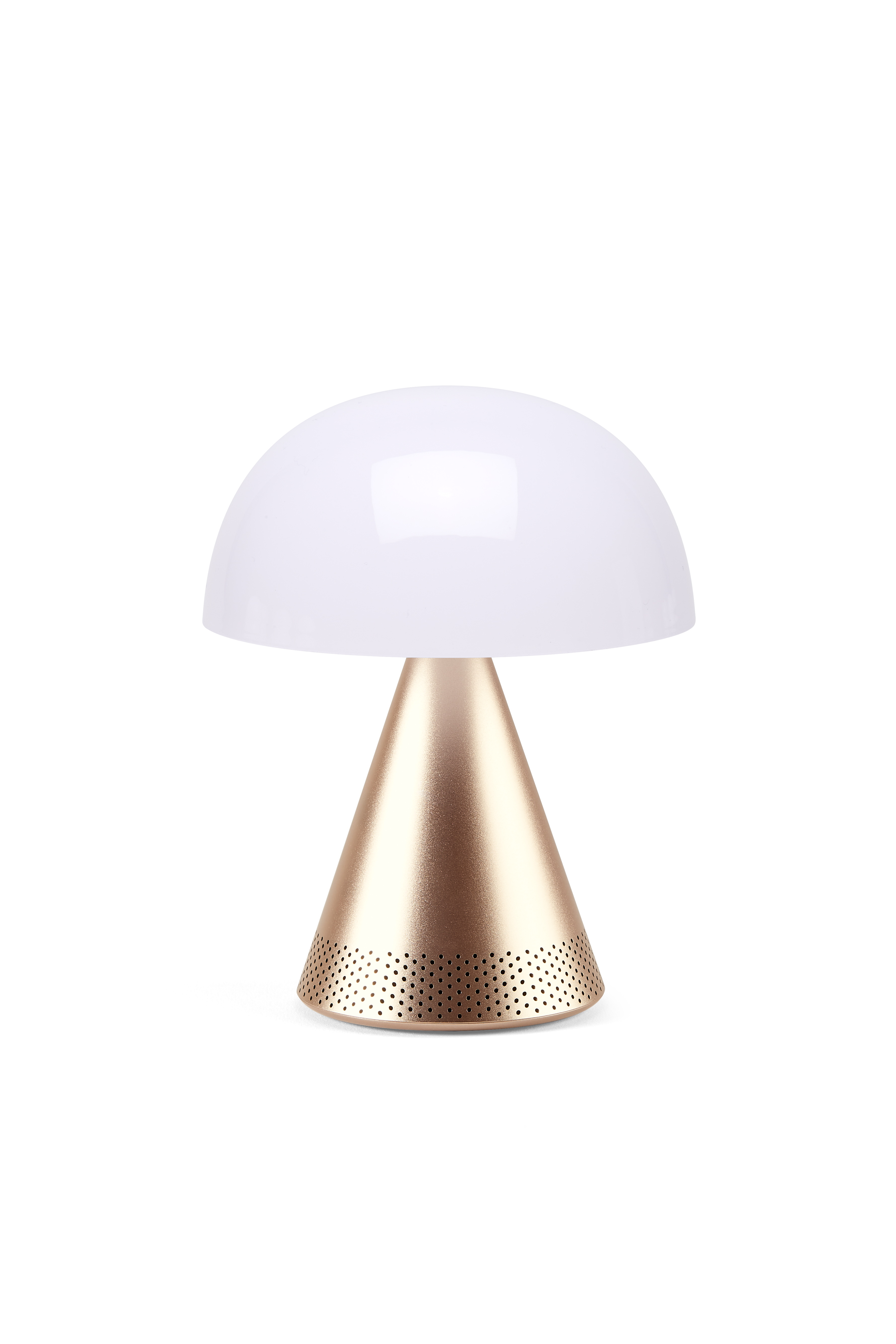 Lexon Mina L Tafellamp LED Audio + Bluetooth Speaker & Dimmer - Goud