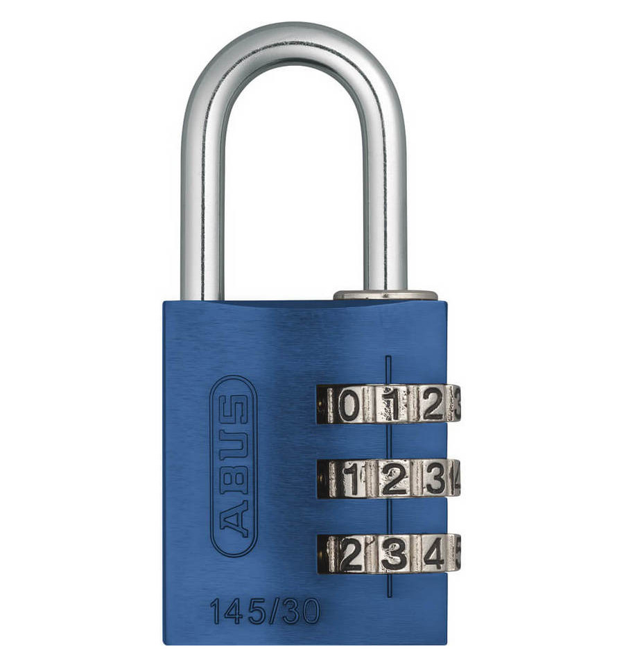 Abus Cijferhangslot Blauw 145/30C