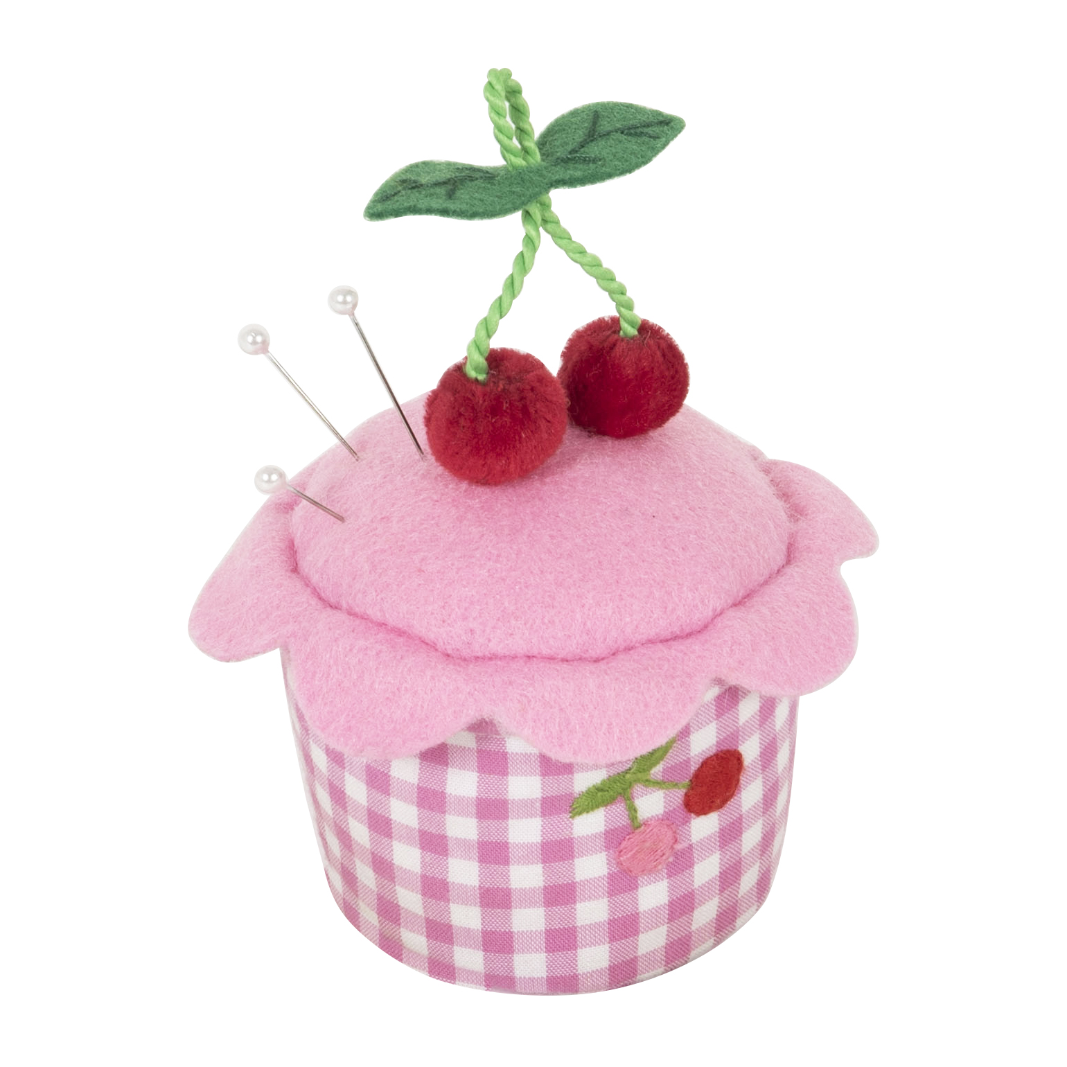 Hobby Gift Speldenkussen Kersenpatroon Geborduurd 21x30,5x19,5 cm
