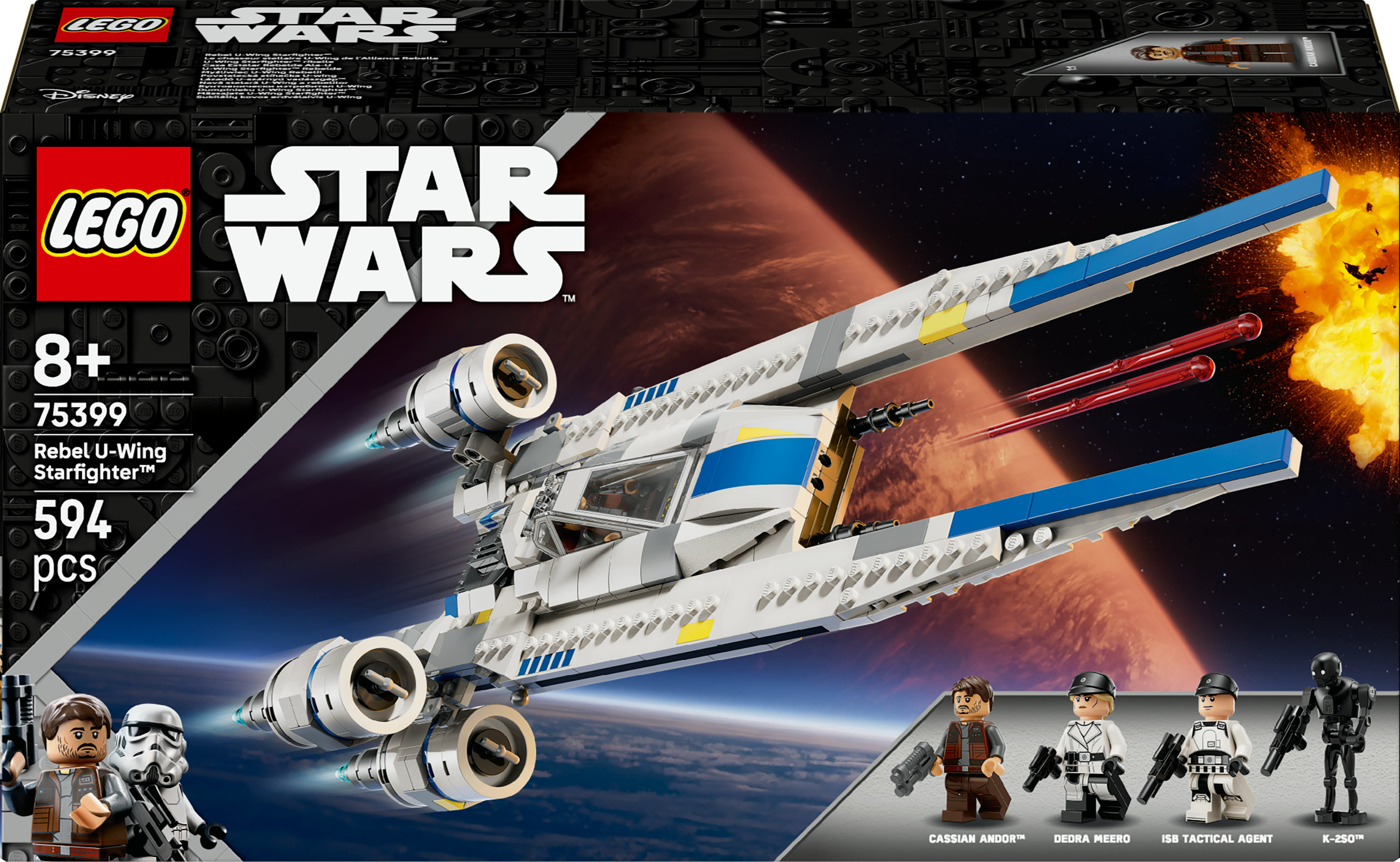 Lego Star Wars 75399 Rebel U-wing Starfighter
