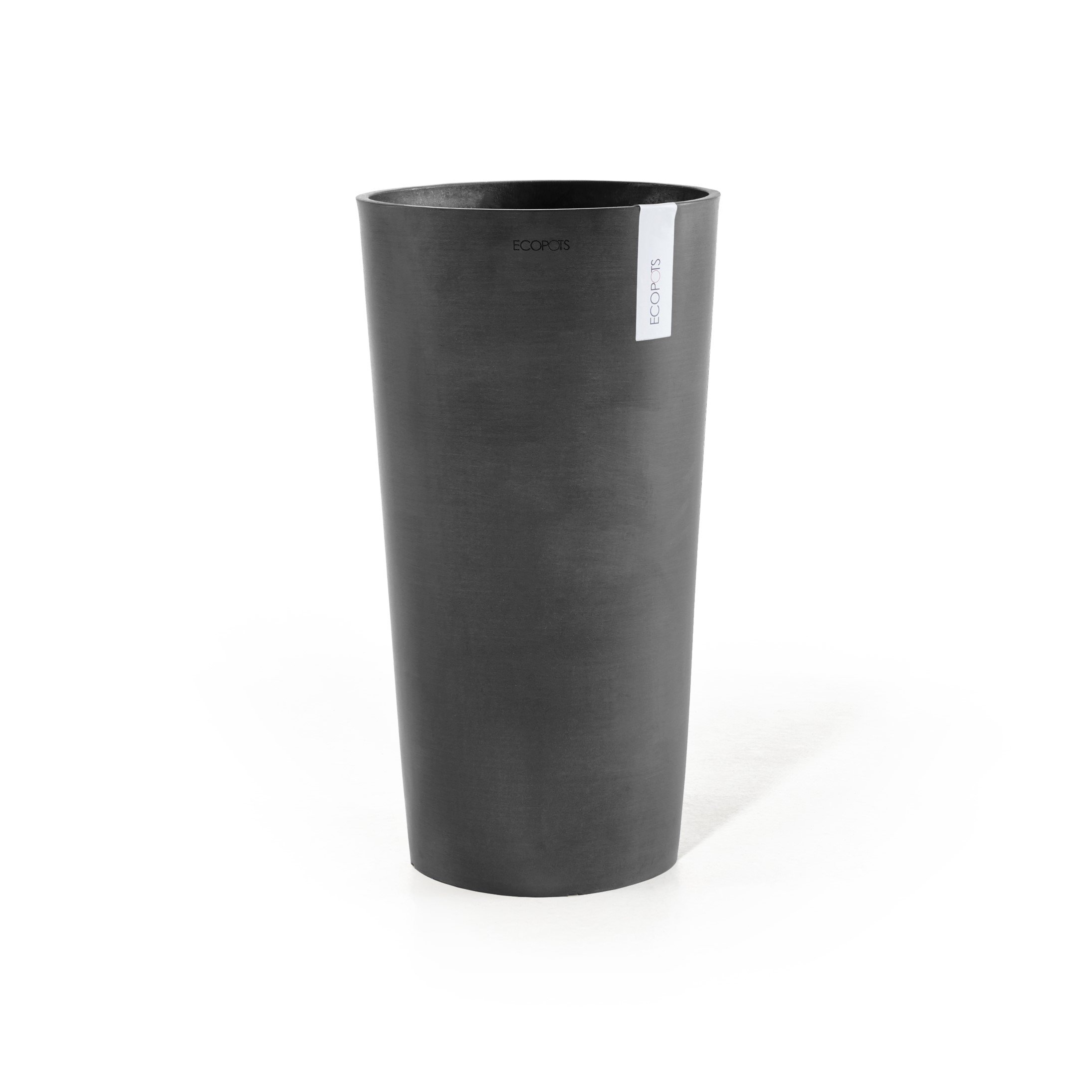 Ecopots Amsterdam High Grey Diam. 39cm Hoogte 76cm