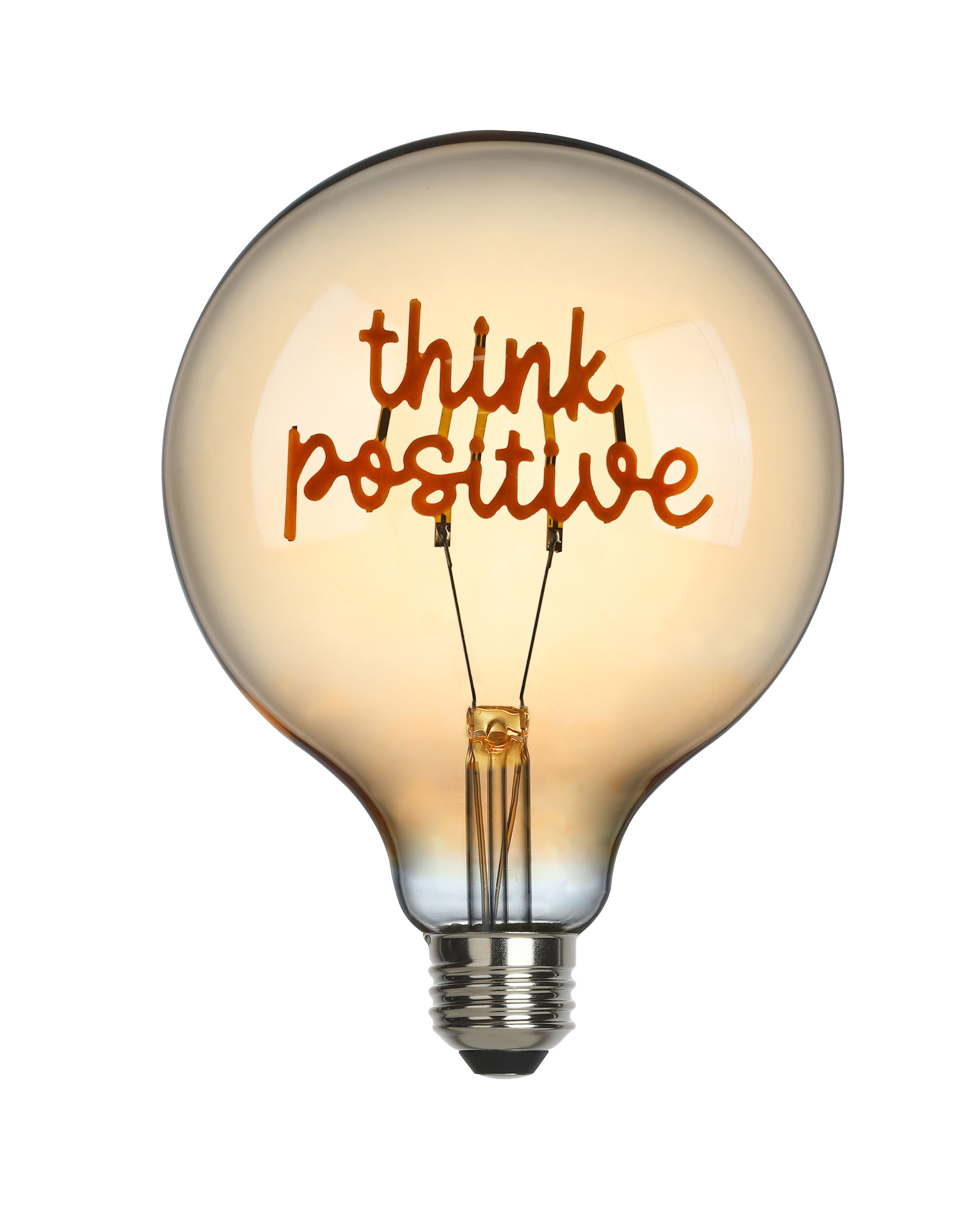Sompex LED Gloeilamp Think Positive - 12.5x17.6 cm - E27 - 1.5 W - Staand