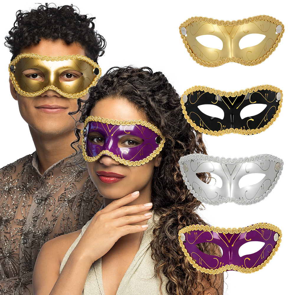 Oogmasker Gabriella assorti - per stuk