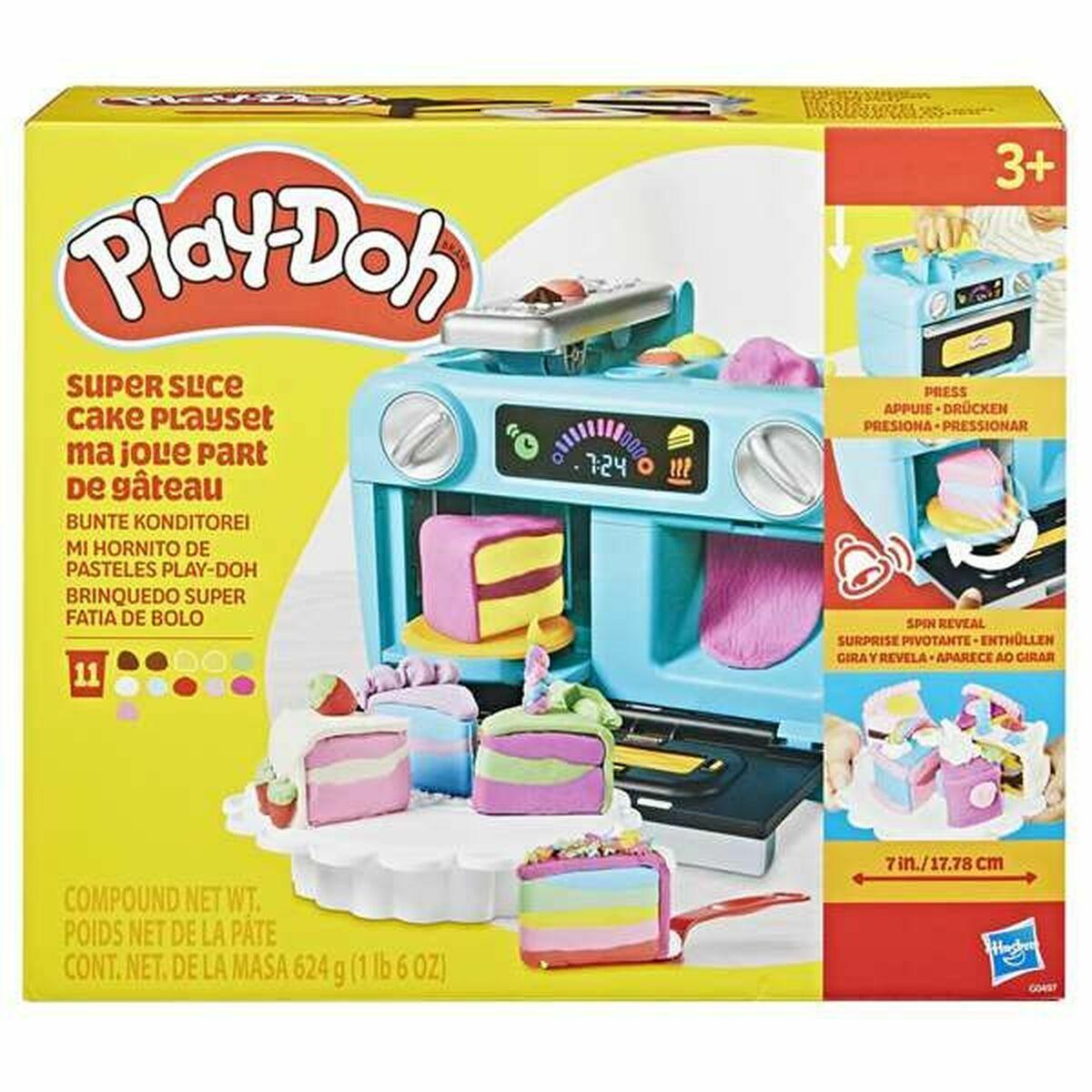 Play-Doh Super Slice Cake Speelset met 11 Potten 56 Gr. Play-Doh Super Slice Cake Speelset met 11 Potten 56 Gr.