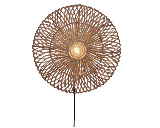 Good & Mojo Zanzibar Wandlamp Naturel