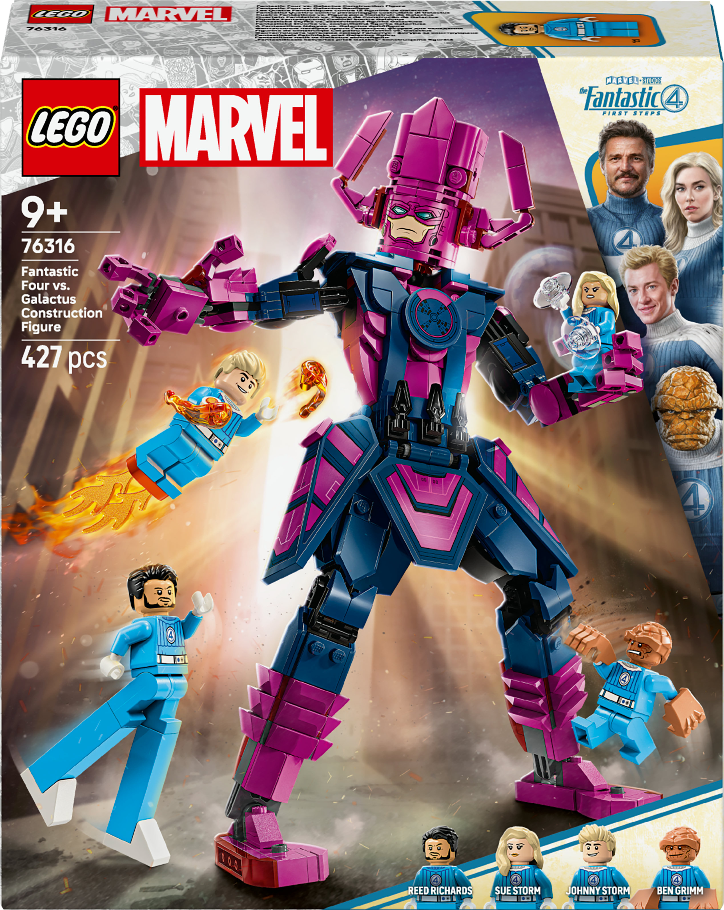 Lego Super Heroes Marvel 76316 Fantastic Four vs. Galactus Constructie 