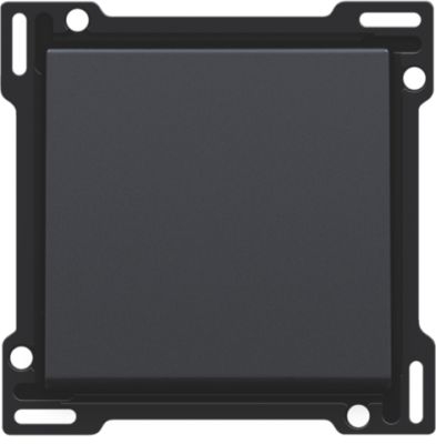 Niko Centraalplaat Schakelaar Antraciet