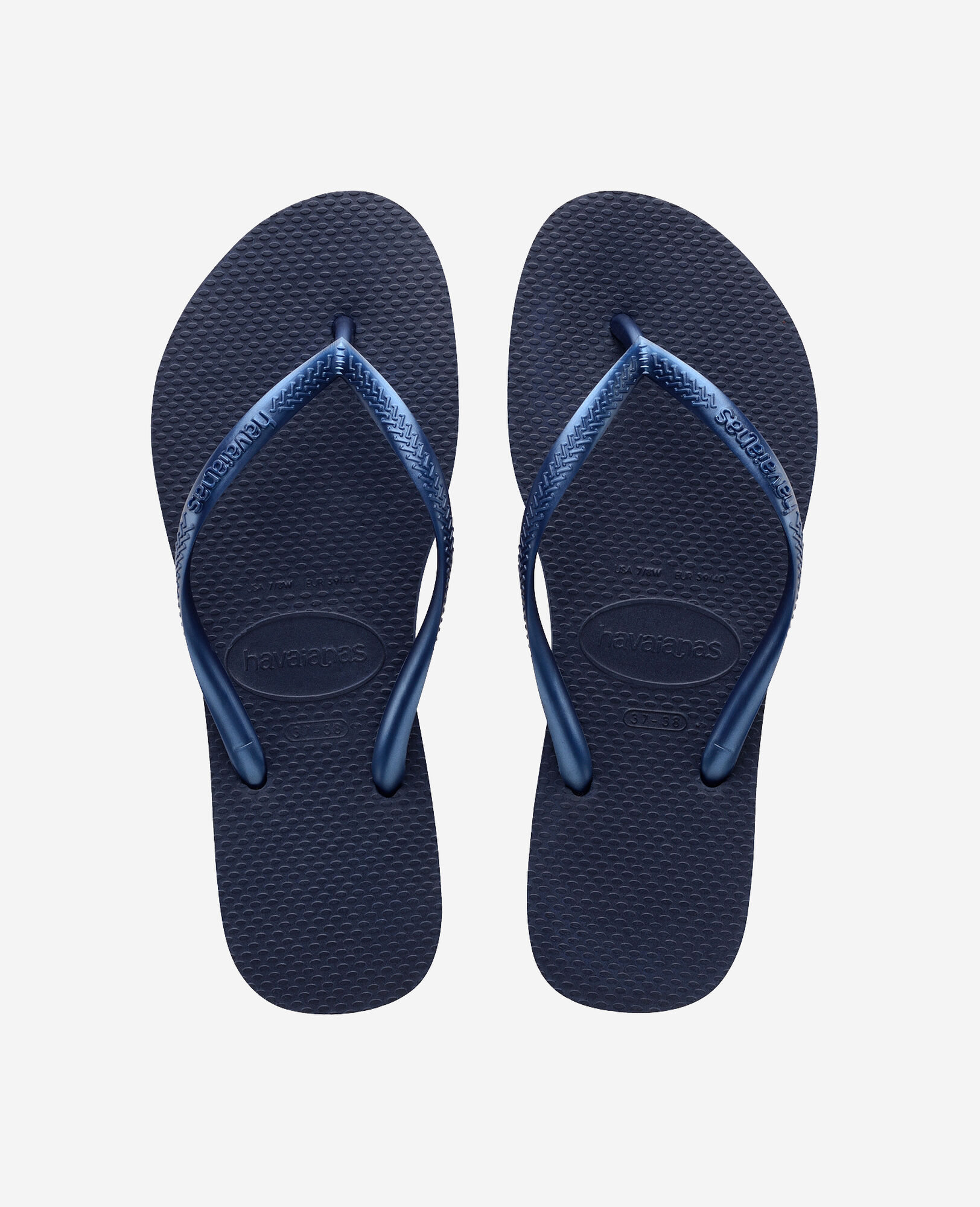 Havaianas Flip Flop Unisex Brasil Navy Blue - MAAT 39/40
