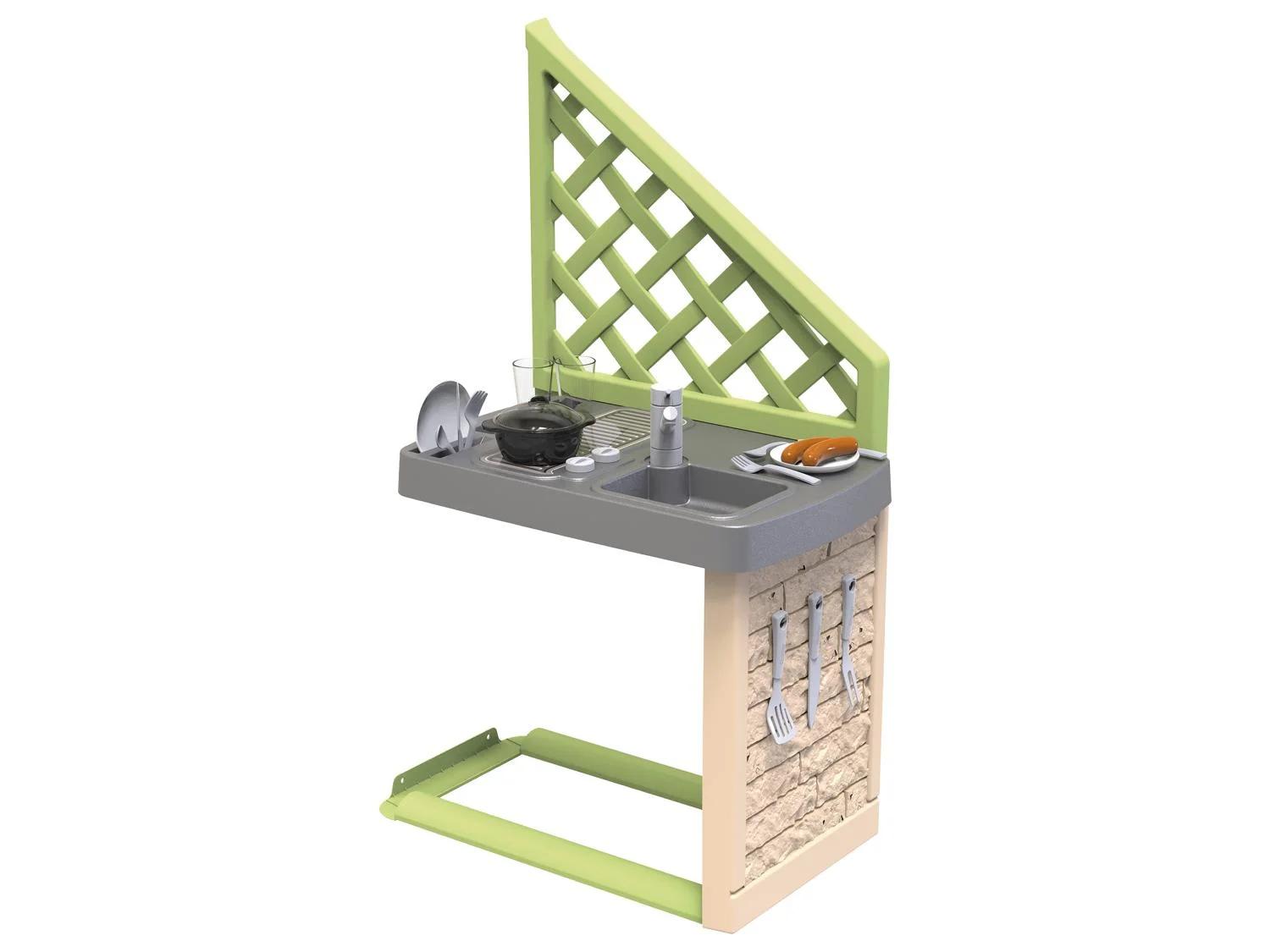 Smoby Zomerkeuken met 17 accessoires