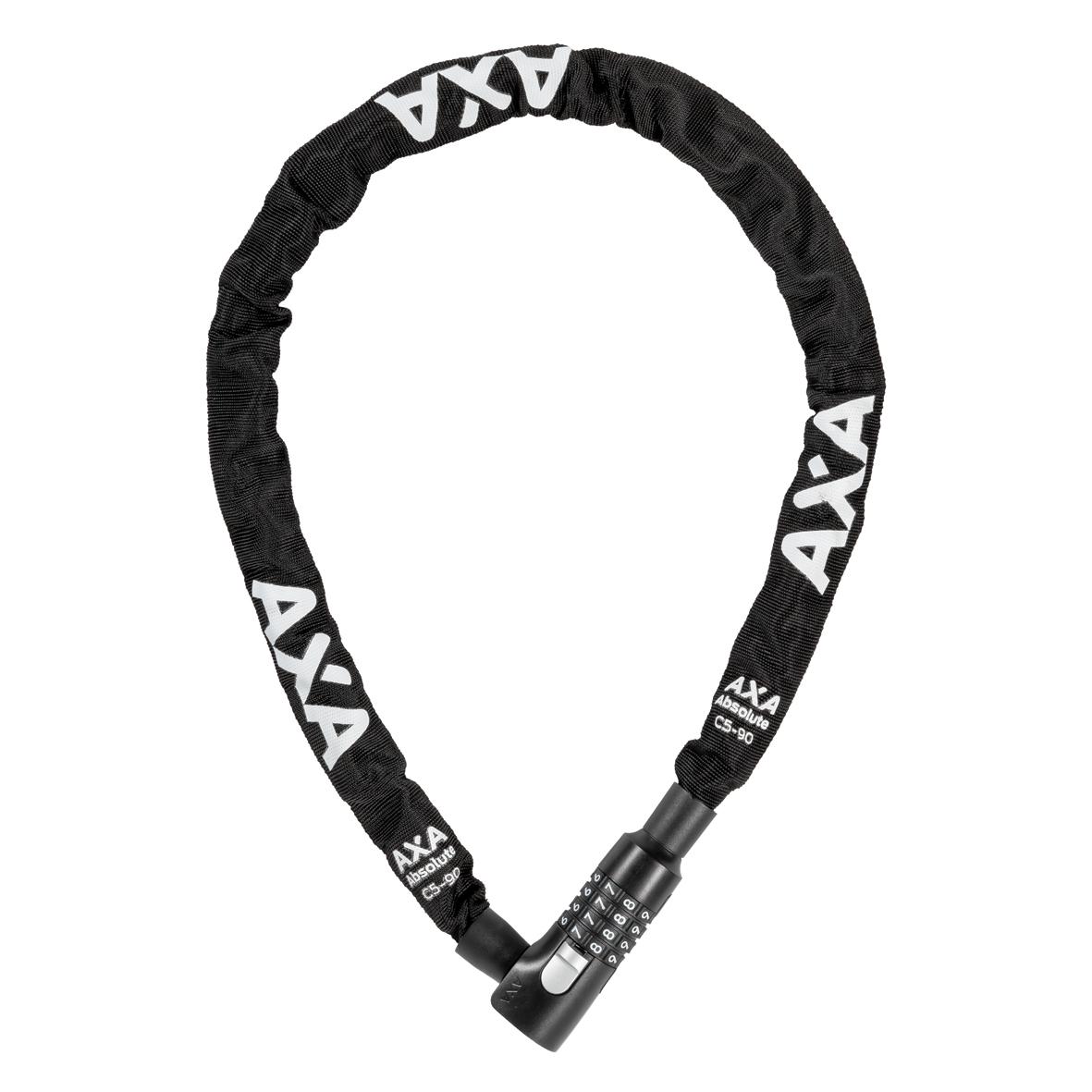 Axa Absolute Kettingslot met cijfercode 90 cm - 5 mm