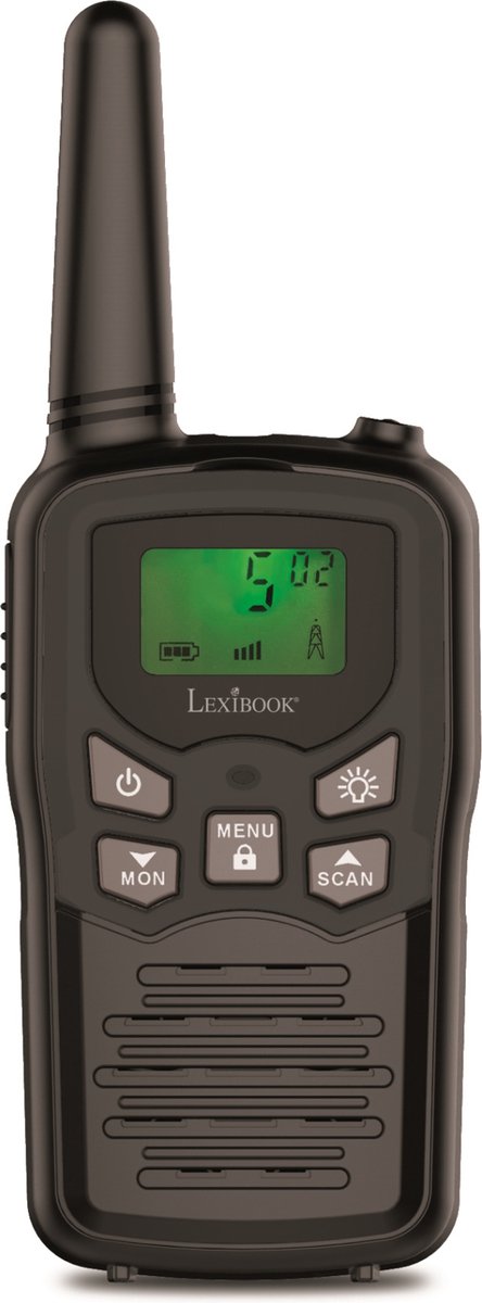 Lexibook Walkie Talkie, 2 stuks, max 8 Km, 8 kanalen