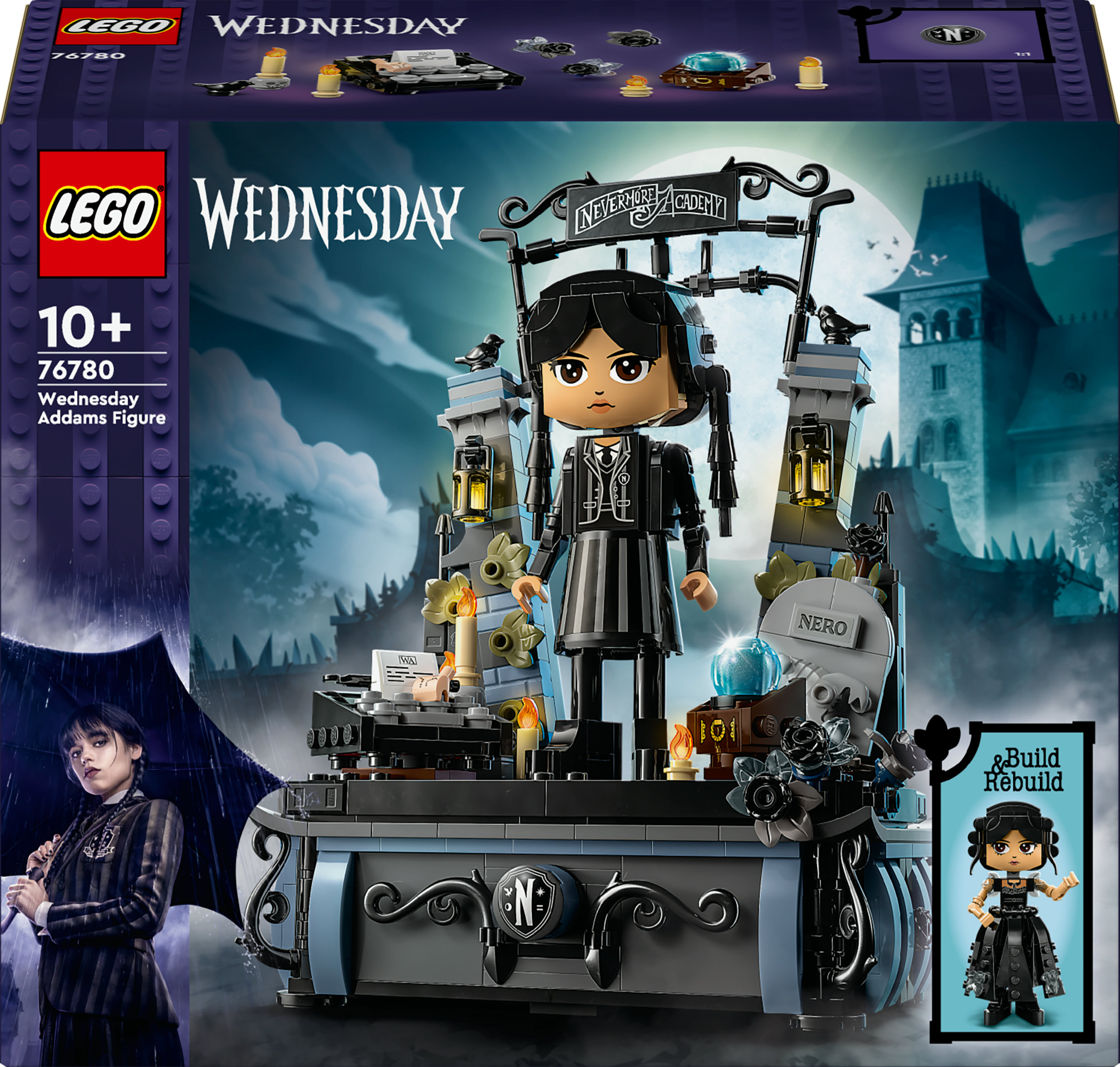 LEGO 76780 Wednesday Addams Figuur