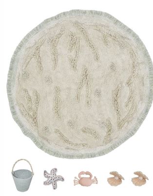 Lorena Canals Speeltapijt Island Rond Wasbaar  120 cm