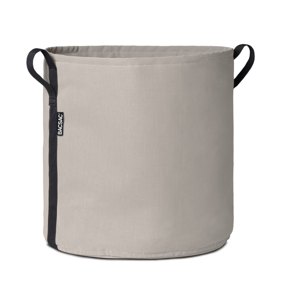 BACSAC Bloempot 50 l Gebroken Wit diameter 40 cm - met Handvaten