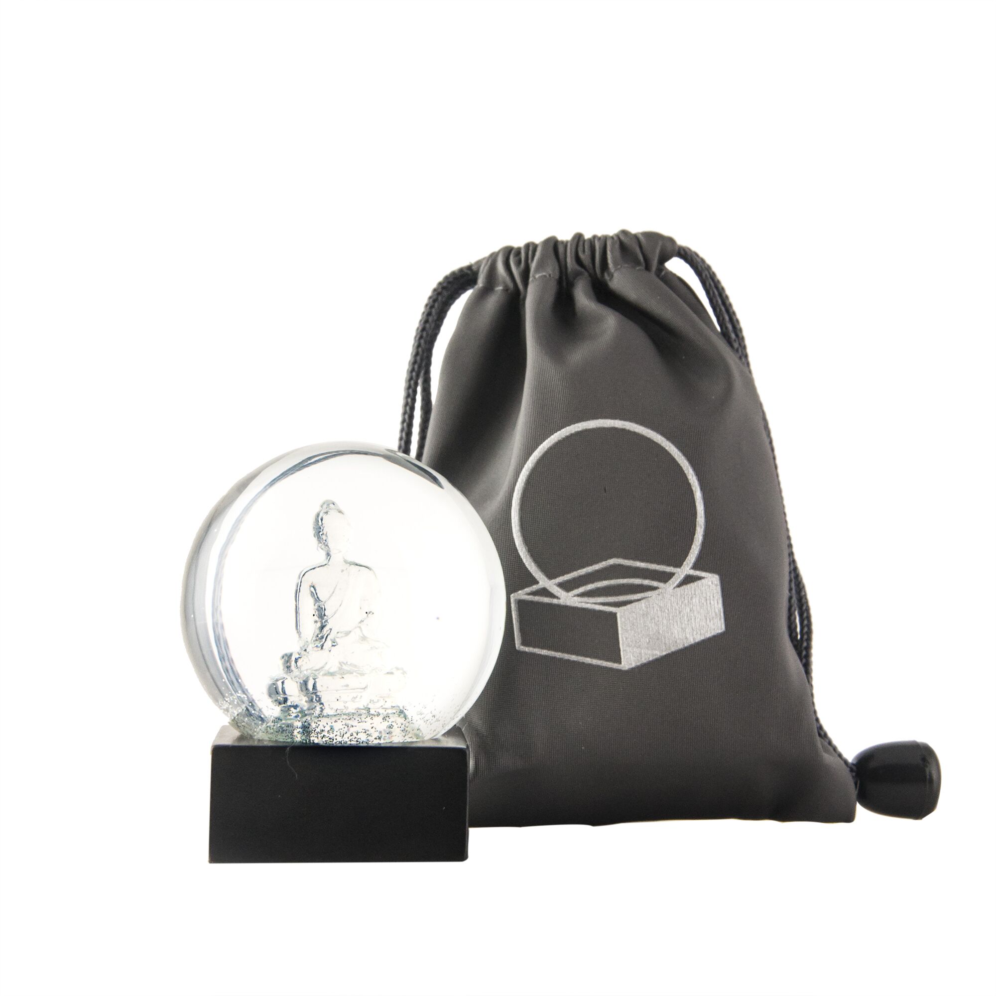 CoolSnowGlobes Buddha To Go Crystal