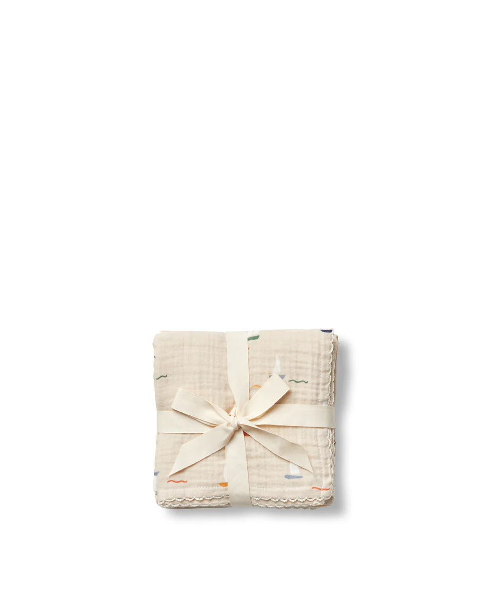 Dear April Tetradoek Mio Pond Boats 65x65 cm - 3 stuks