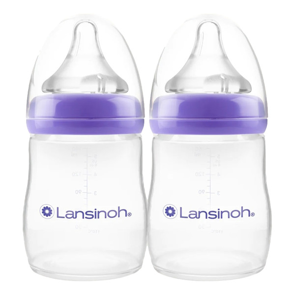 Lansinoh Zuigfles Natural Wave 160 ml - 2 stuks