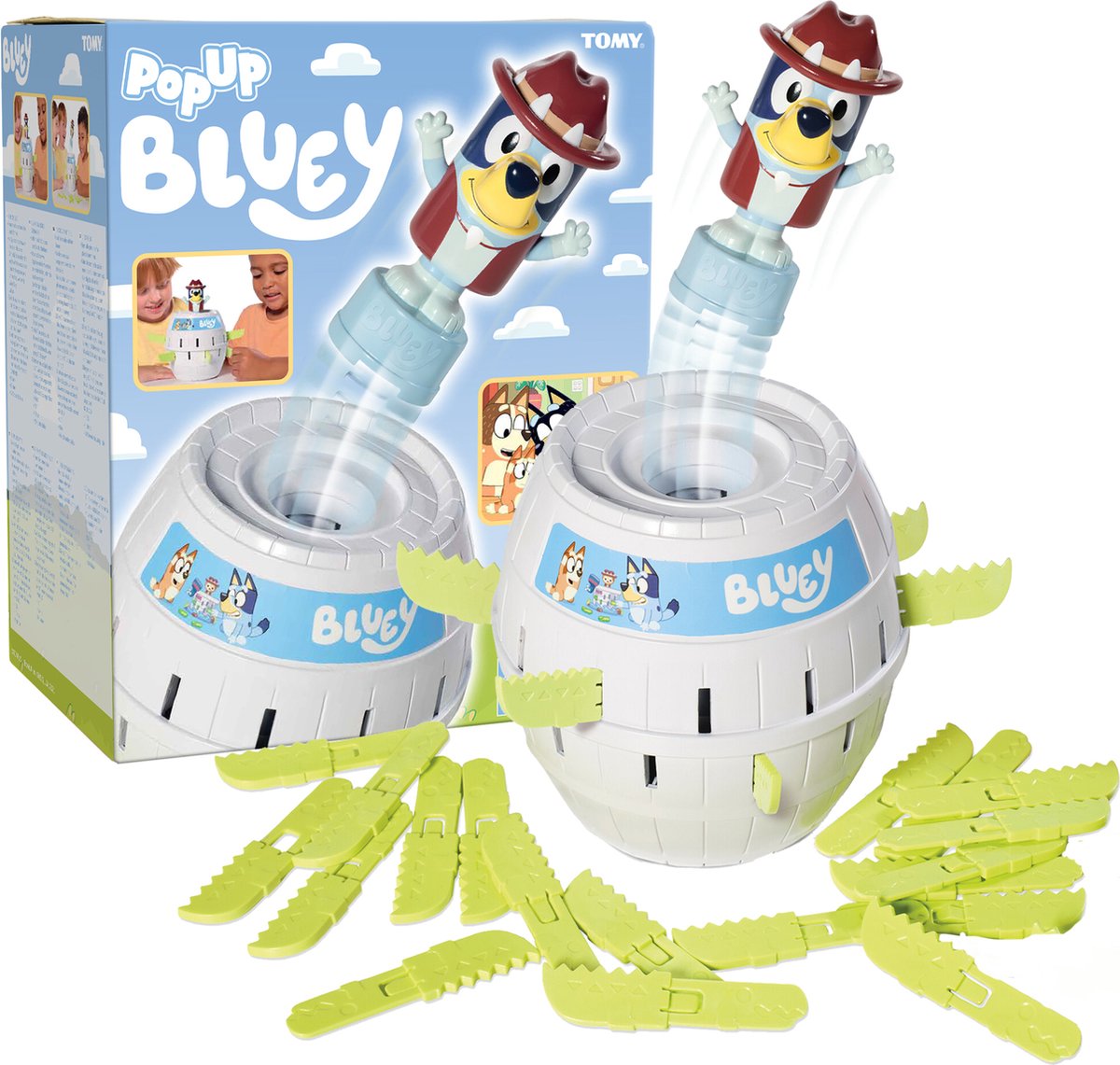 Tomy Pop-Up Bluey