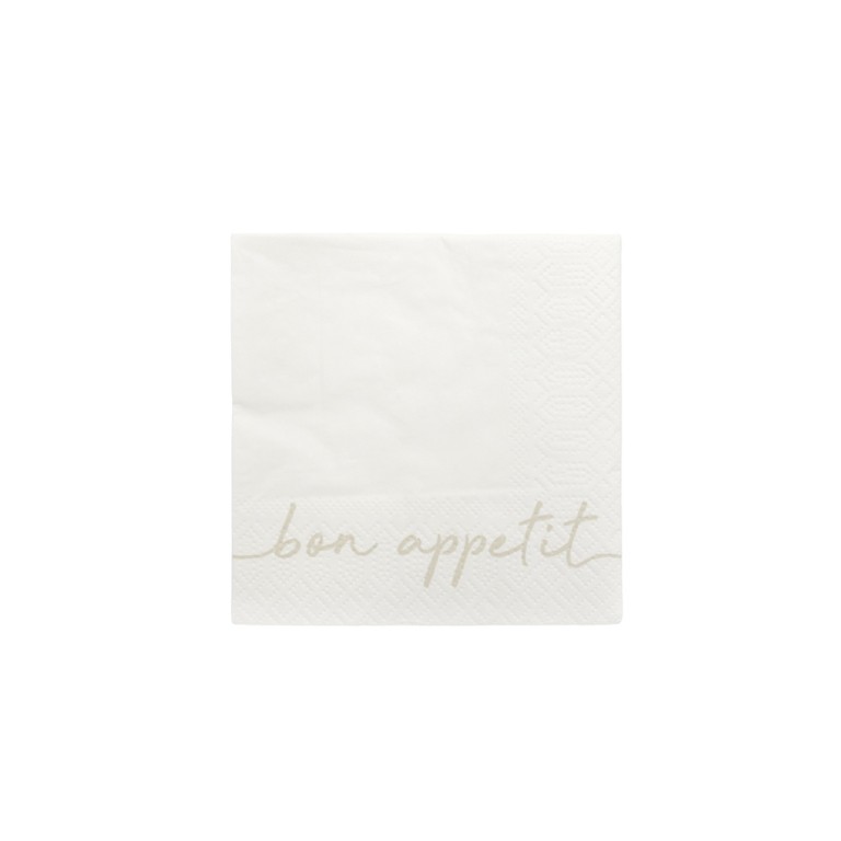 Leeff Servetten Bon Appetit 20 stuks 25x25 cm