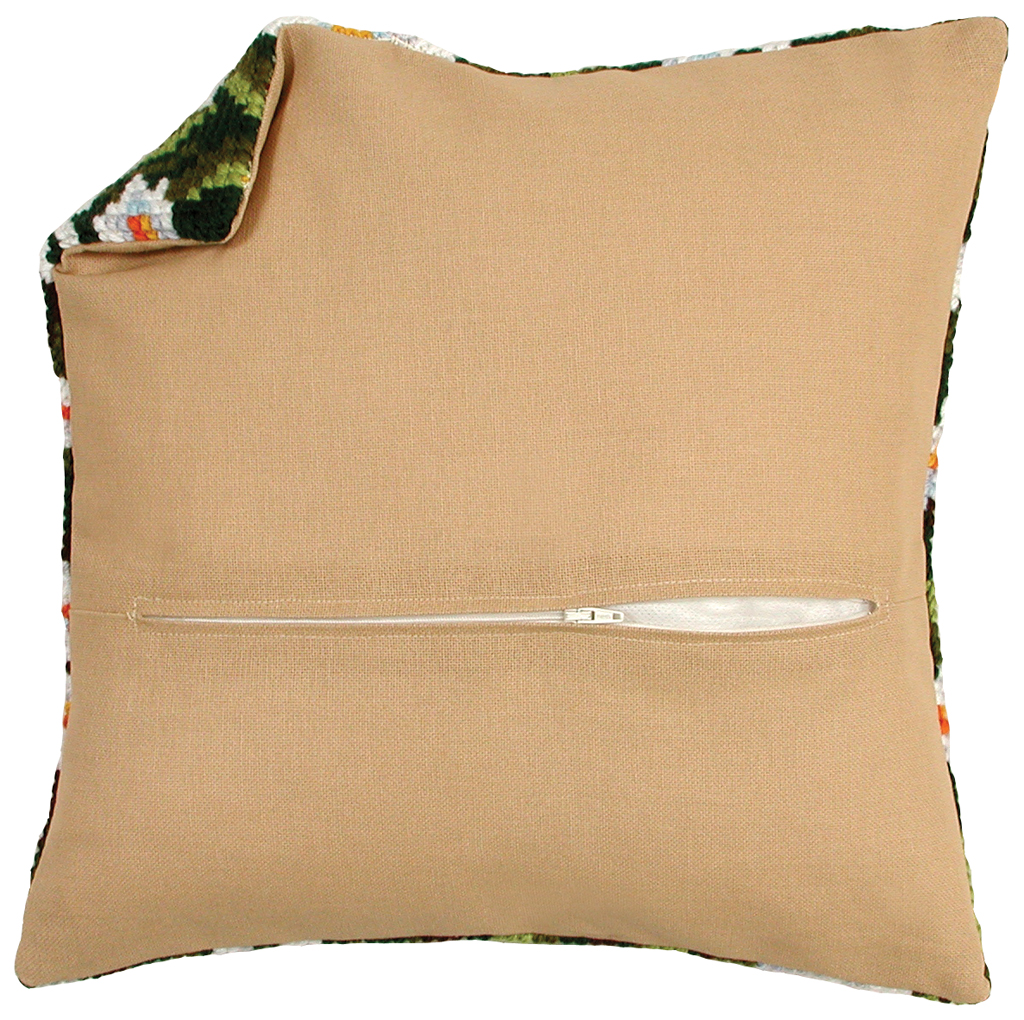 Vervaco Handwerkpakket Kussenrug met Rits - Beige